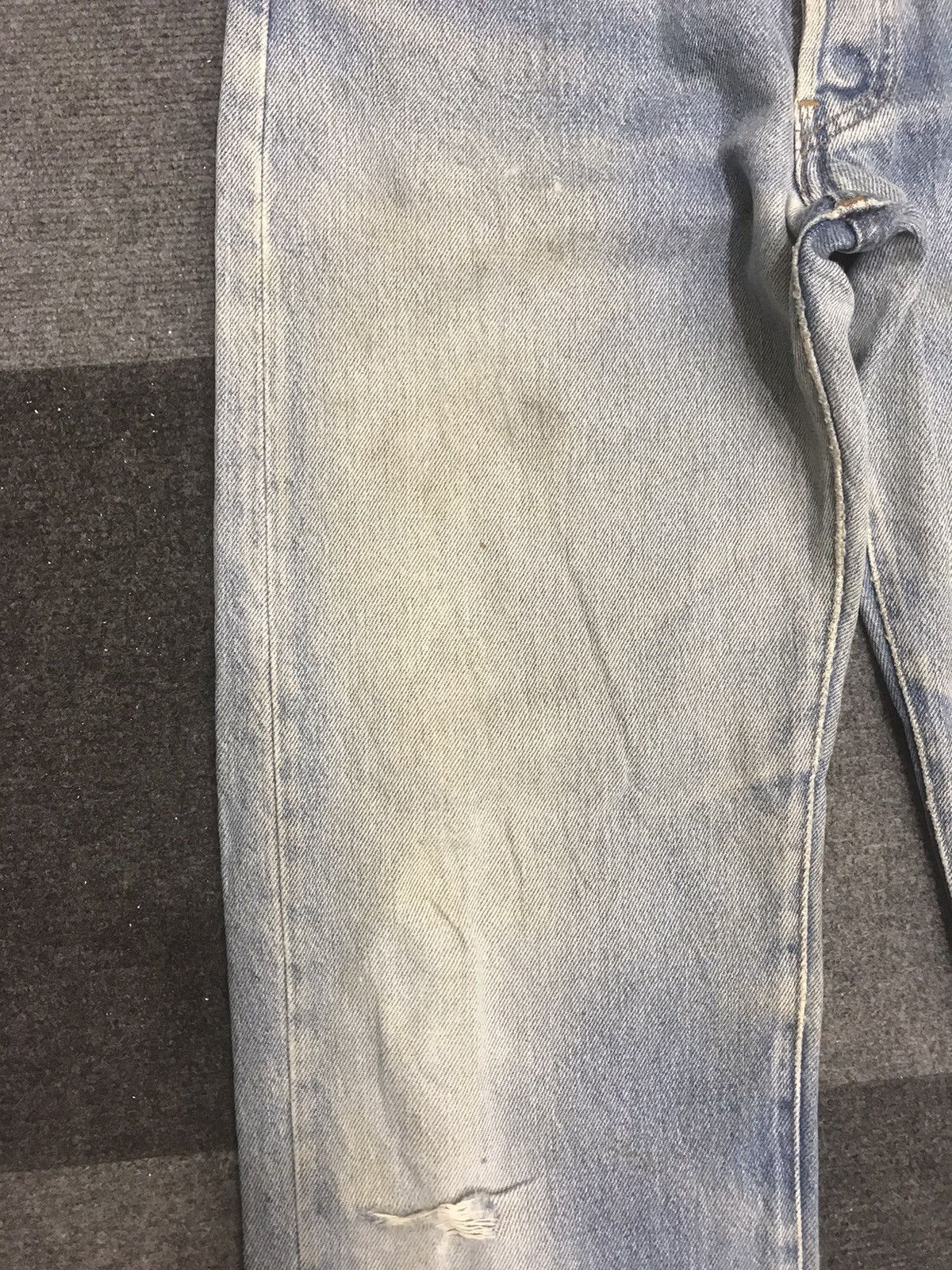 Levi's Vintage Levis 501 Light wash Distressed Jeans Size US 30 / EU 46 - 6 Thumbnail