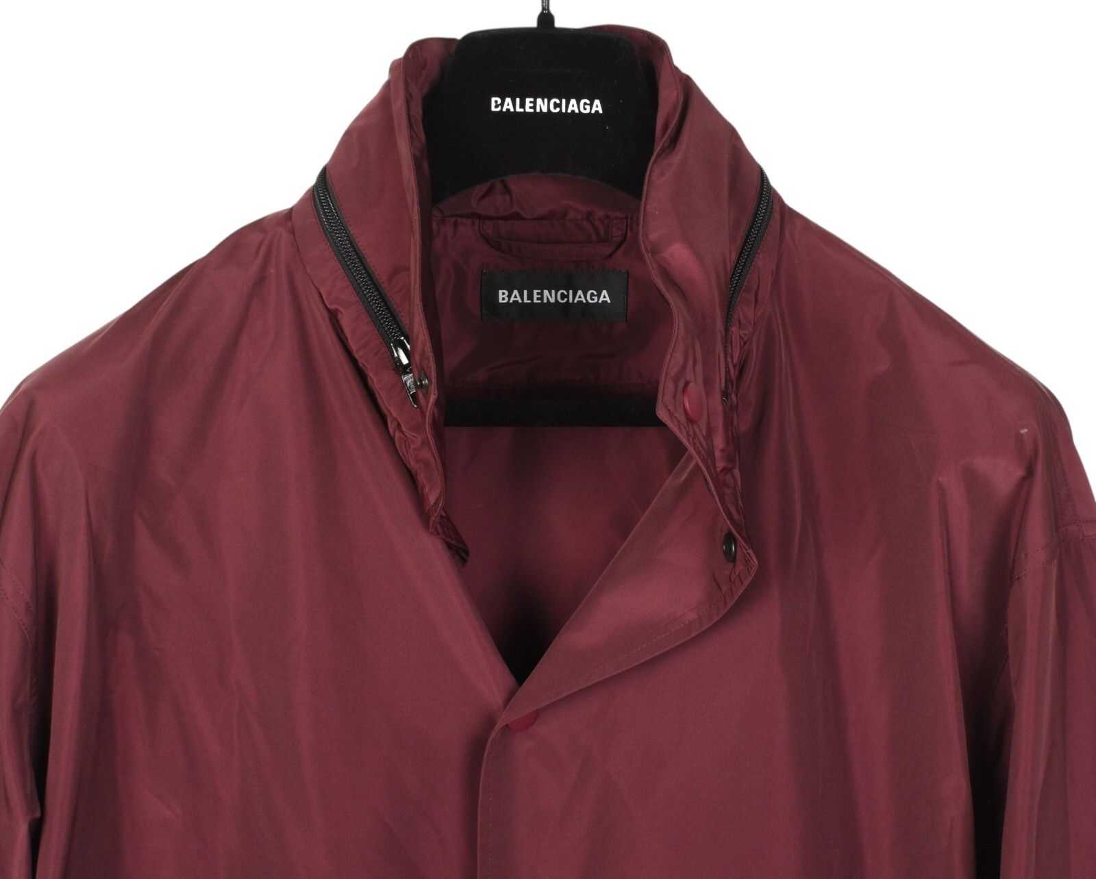 Balenciaga New Balenciaga Men Jacket Hidden Hoodie, 44/XL, S1430 Size US XL / EU 56 / 4 - 3 Thumbnail