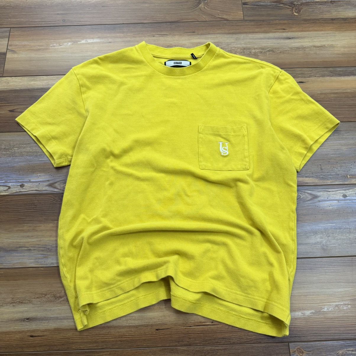 Kith KITH Pique SS US Logo Pocket Yellow Tee Shirt Size US S / EU 44-46 / 1 - 1 Thumbnail