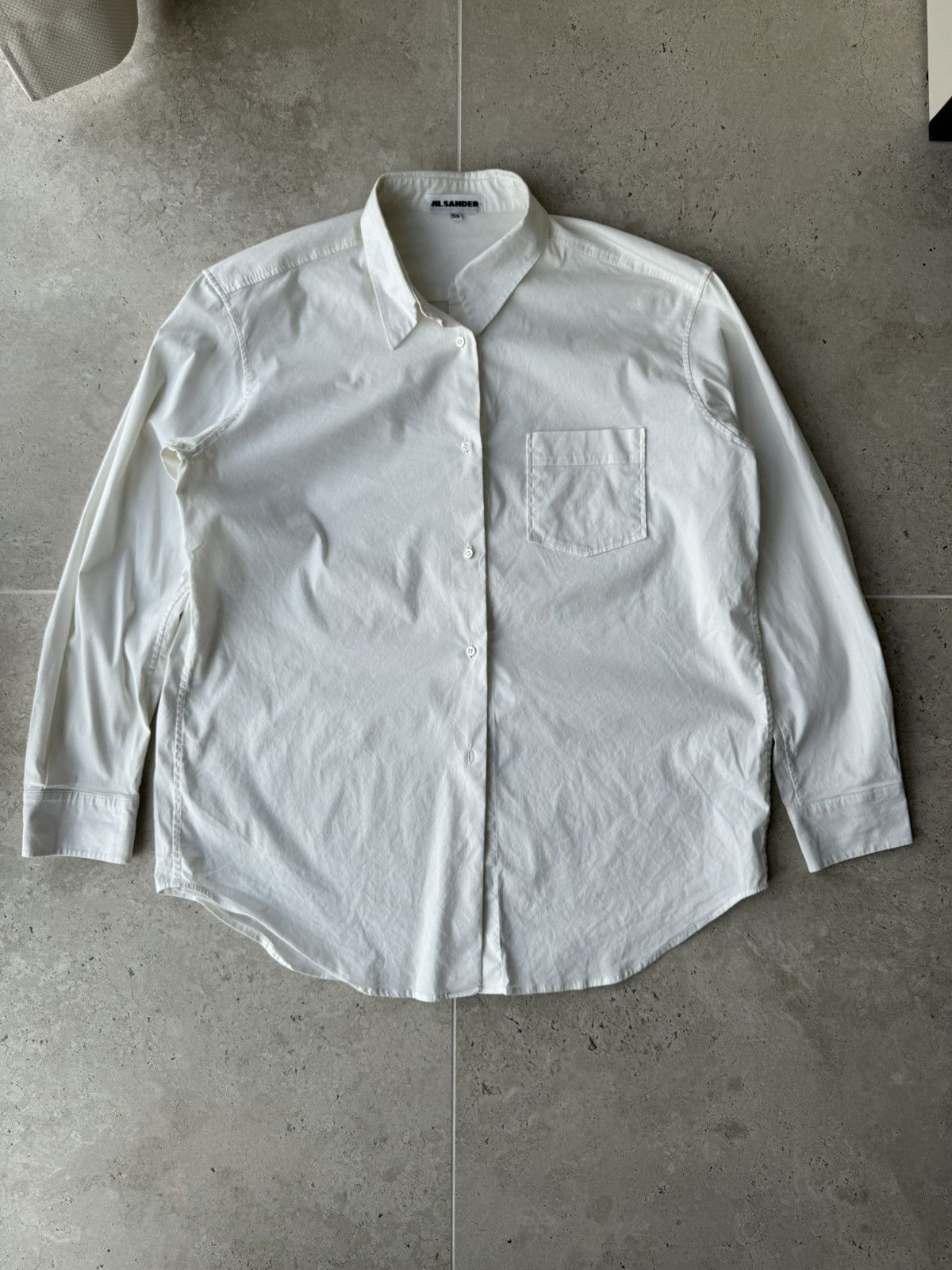 Jil Sander Jil Sander white shirt Size XXS / US 00 / IT 34 - 1 Thumbnail