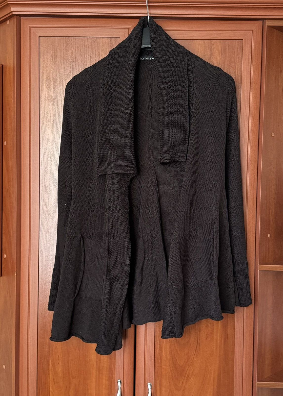 Vintage × hannes roether Hannes Roether XL brown knitwear cape poncho cardigan sweate Size XL / US 12-14 / IT 48-50 - 19 Thumbnail