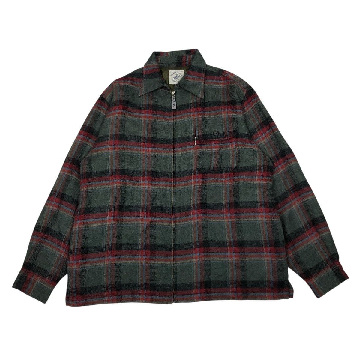 Japanese Brand 🔥VINTAGE CHORE WORK JACKET TARTAN DESIGN BEVERLY HILLS POLO Size US L / EU 52-54 / 3 - 1 Thumbnail