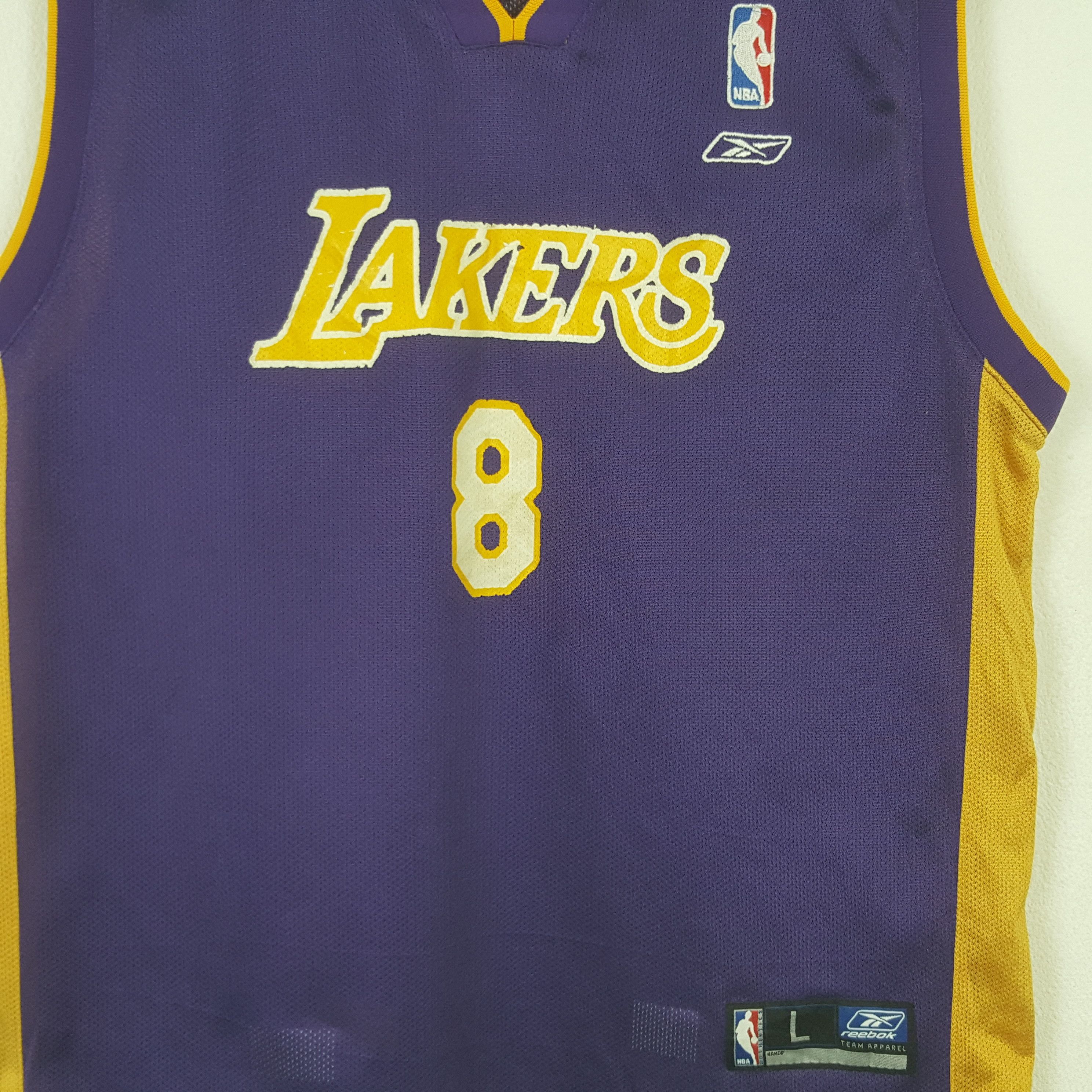 Reebok Vintage Reebok Lakers 8 Tank Jersey Shirt Size US L / EU 52-54 / 3 - 2 Thumbnail