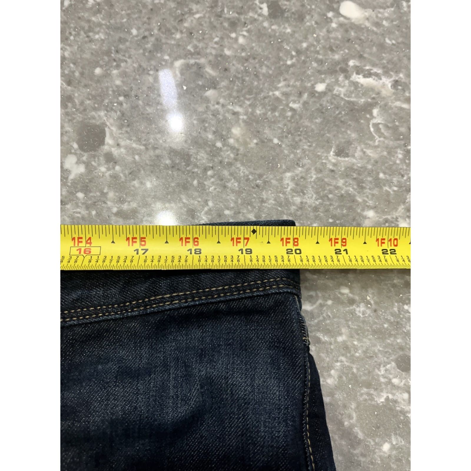 Robert Graham Robert Graham Jeans Mens 38x34 Classic Yates Straight Blue Denim 5-Pocket Stretch Mid Rise Size US 38 / EU 54 - 3 Thumbnail
