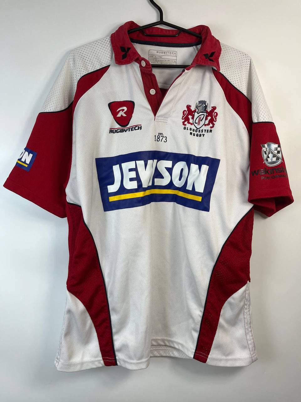 Other GLOUCESTER 2007 2008 AWAY RUGBY SHIRT JERSEY RUGBYTECH SzXL Size US XL / EU 56 / 4 - 1 Thumbnail