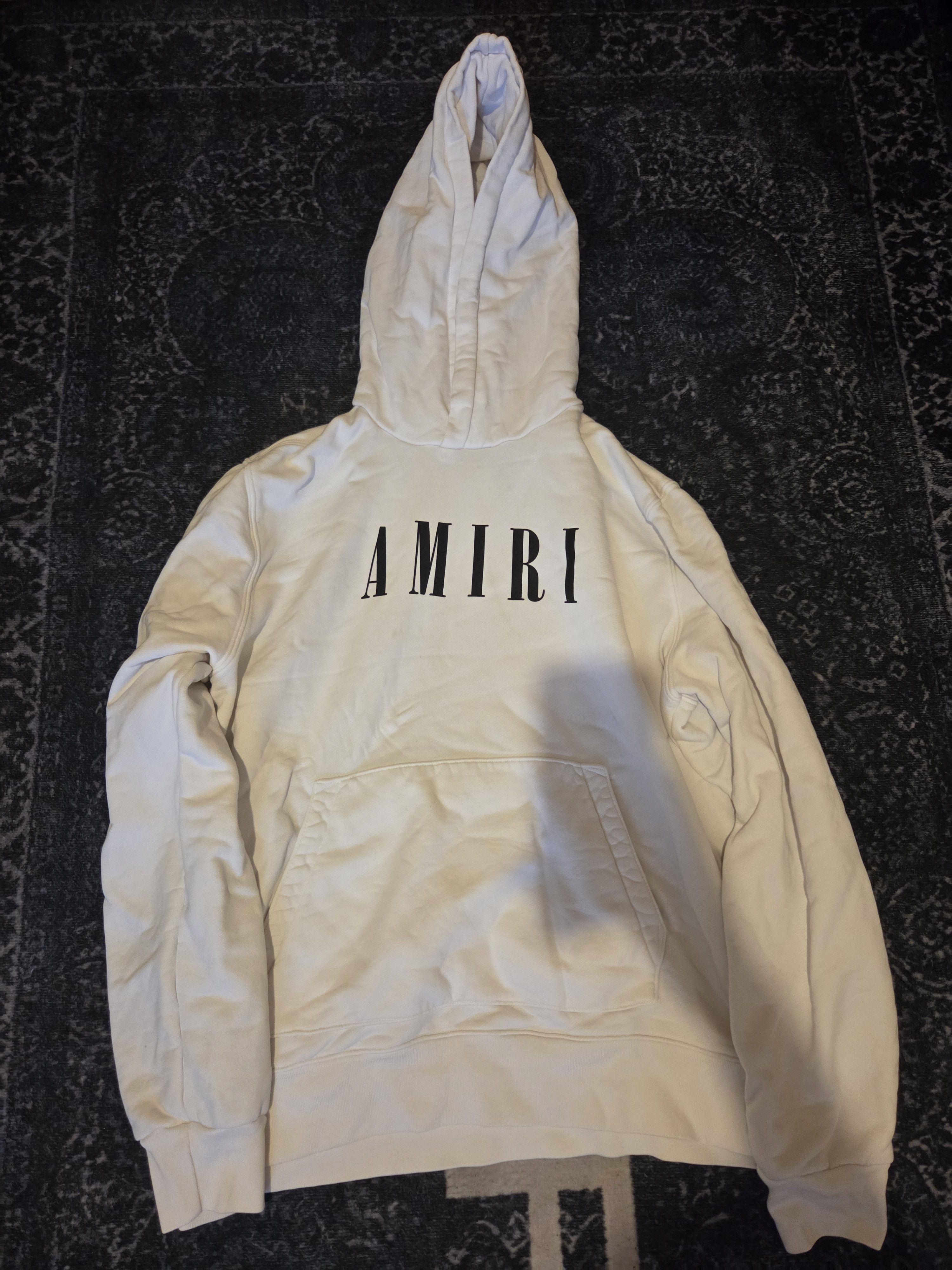 Amiri Amiri core logo withe hoodie L size Size US L / EU 52-54 / 3 - 2 Thumbnail