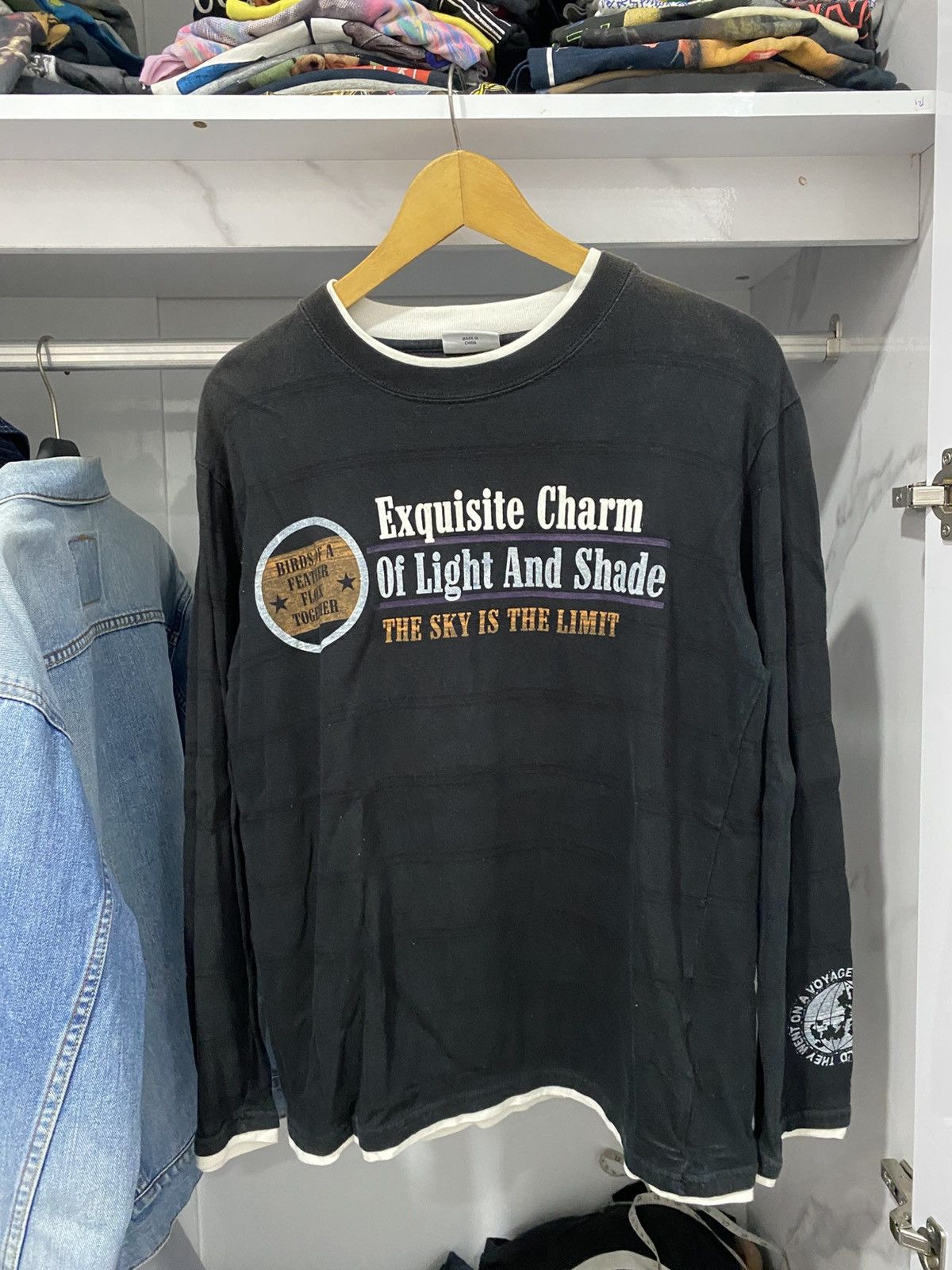 トップス 00s archive goa long sleeve fade t-shirt Goa Long Sleeve | Grailed