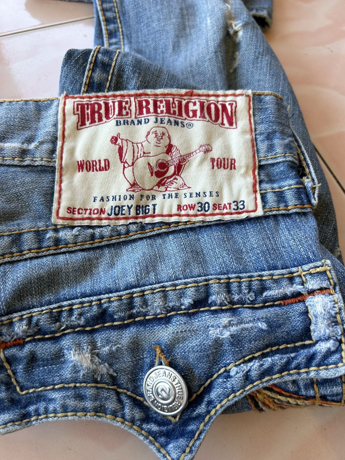 True Religion True Religion Joey Big T Bootcut Flare Jean Size US 30 / EU 46 - 12 Thumbnail