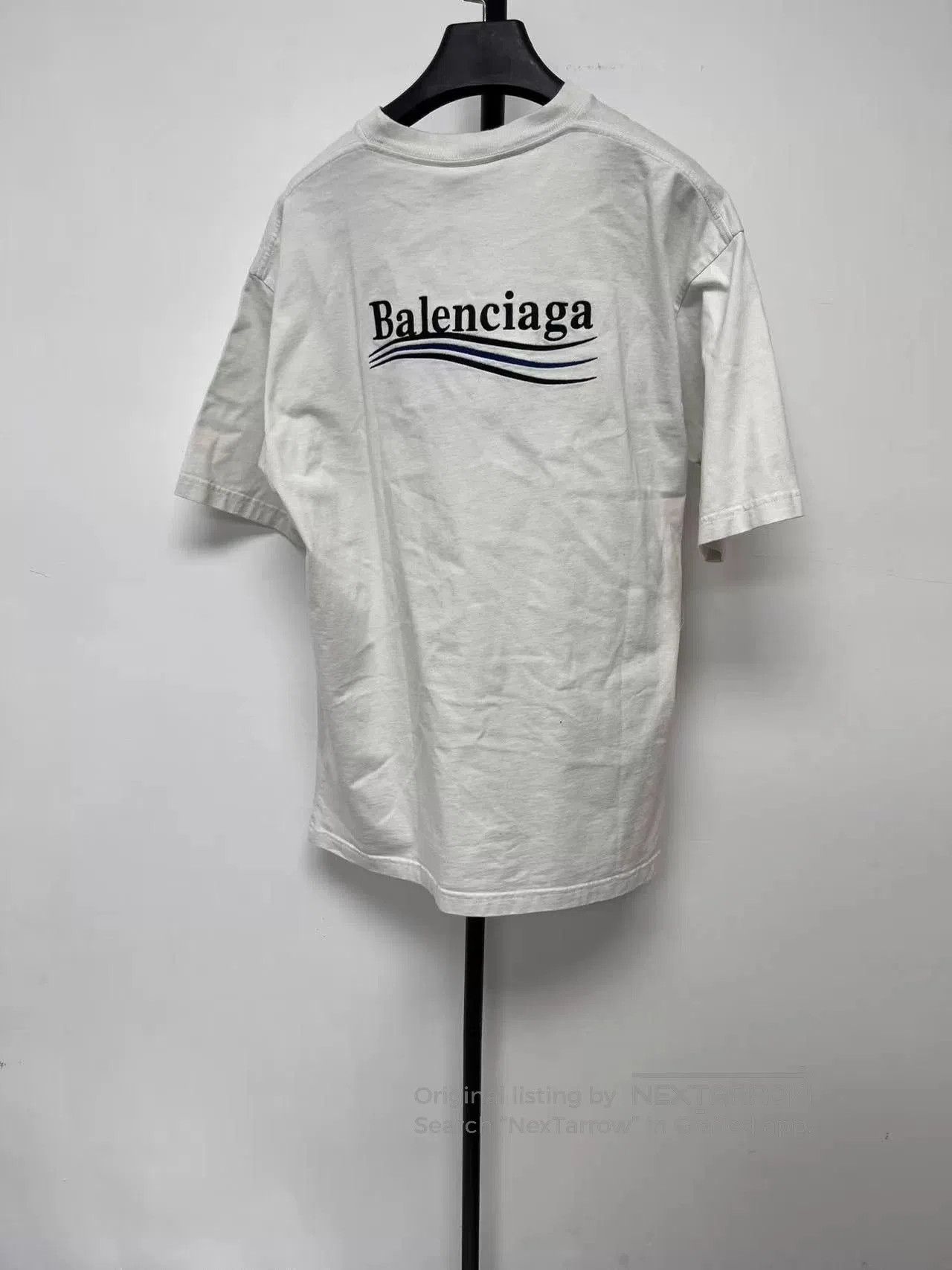 Balenciaga Balenciaga Political Campaign Logo Short Sleeve T-Shirt. Size US XS / EU 42 / 0 - 2 Thumbnail