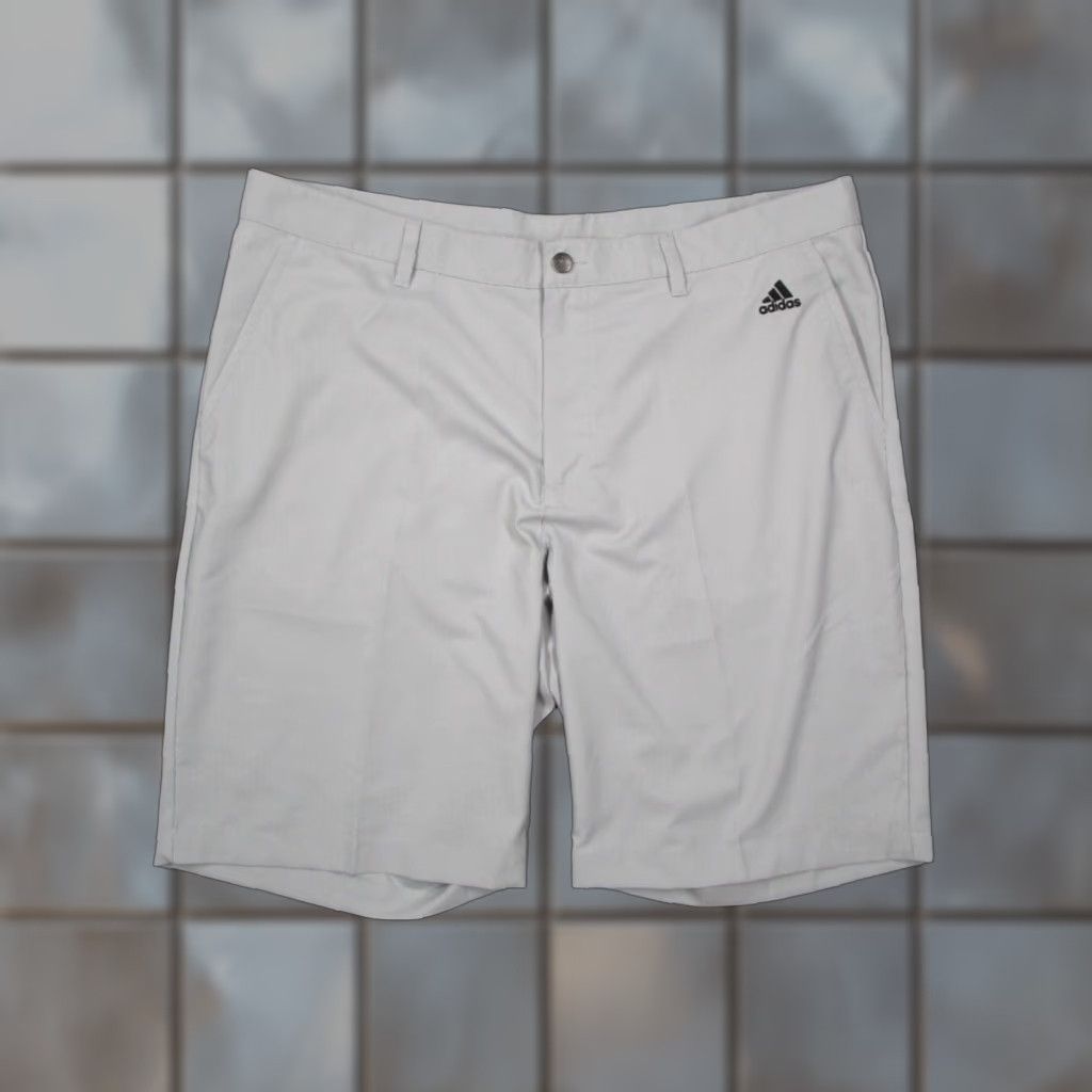 Adidas ADIDAS Shorts Mens 40 Gray Flat Front 10" Lightweight Performance Golfing Chino Golf Size US 40 / EU 56 - 1 Thumbnail