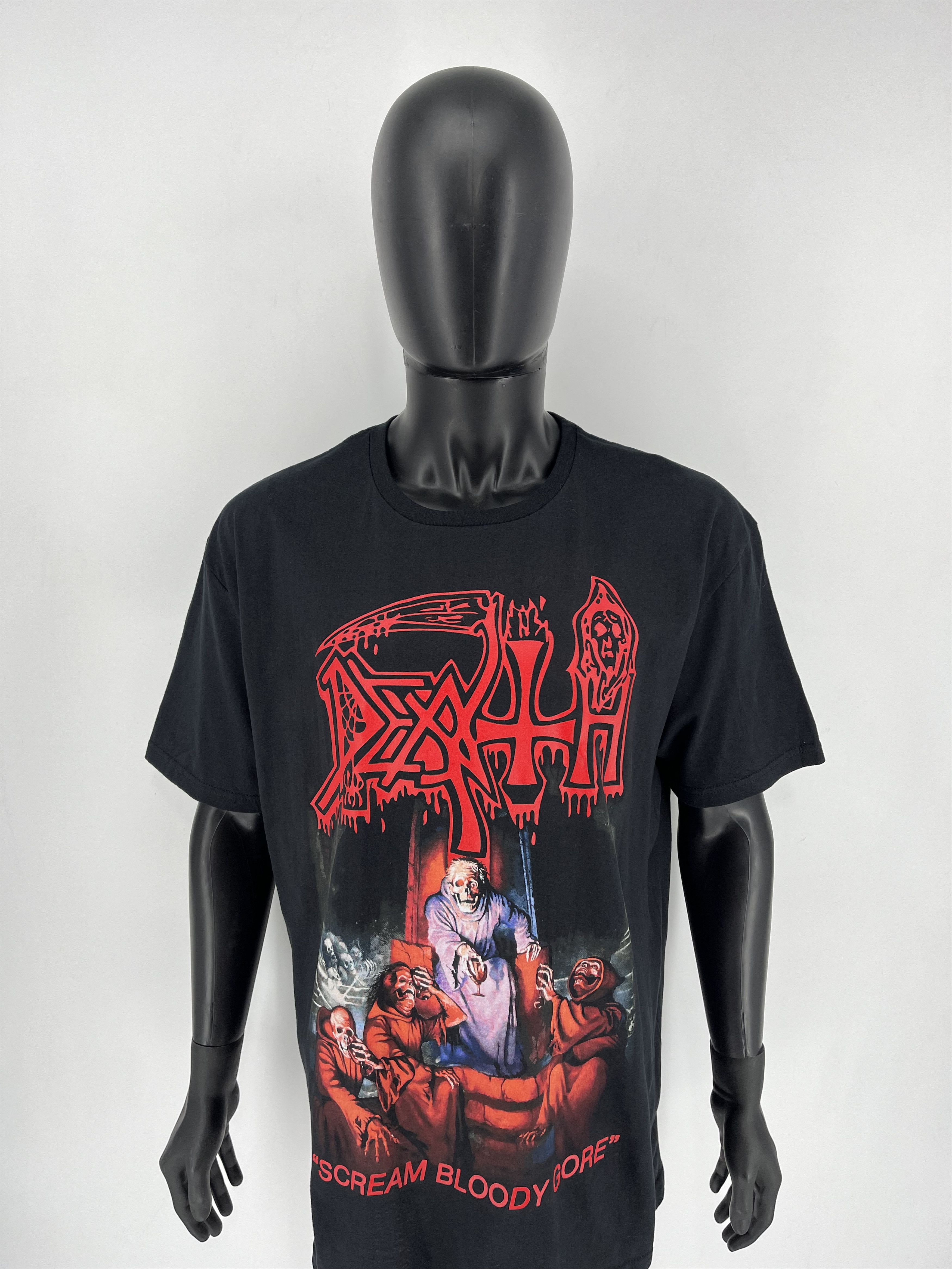 Band Tees Death Scream Bloody Gore Metal Band T-Shirt Size US XL / EU 56 / 4 - 6 Thumbnail