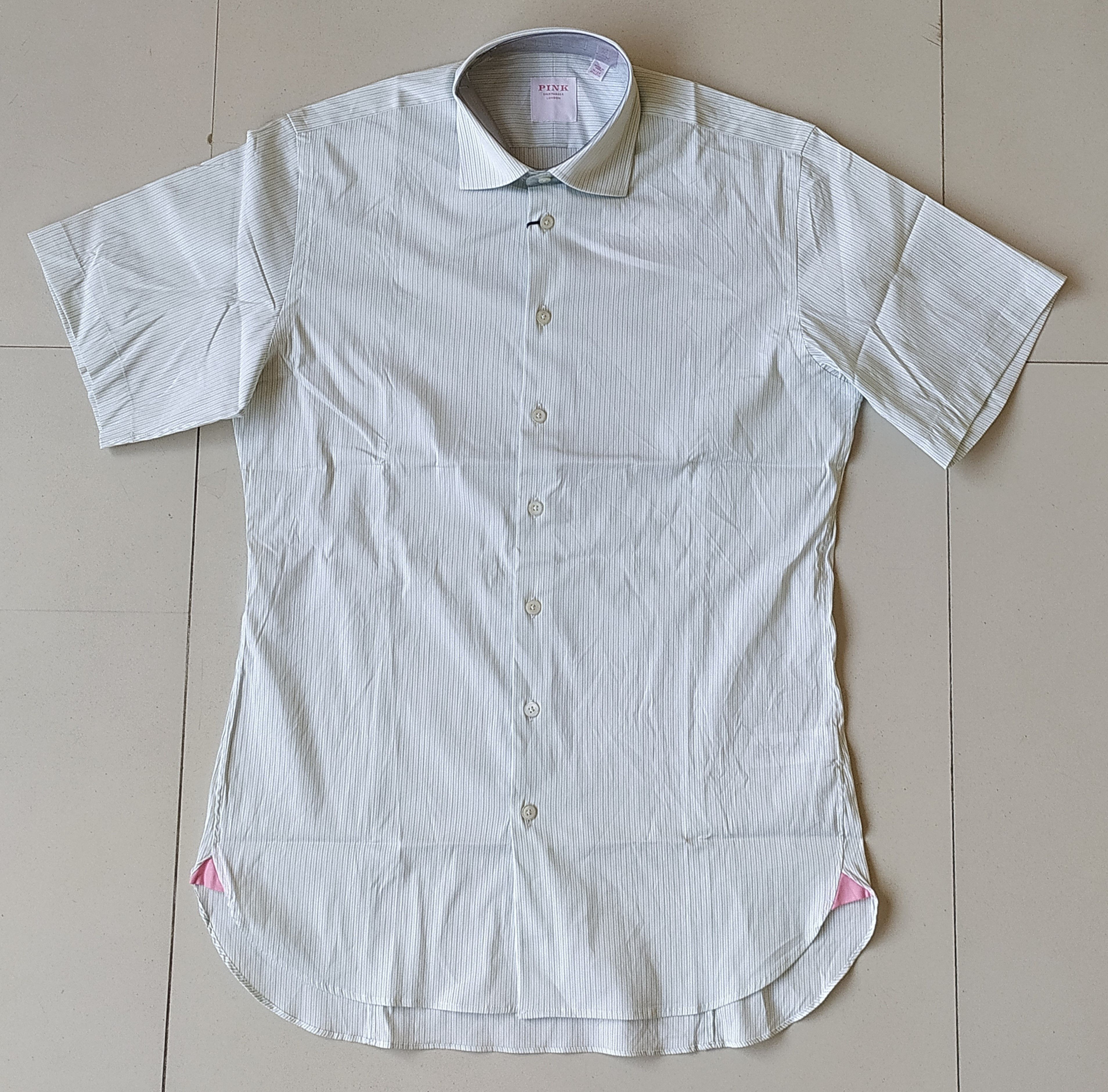 Thomas Pink Thomas Pink Men's Stripe Formal Shirt Free Shipping T/38 Size US S / EU 44-46 / 1 - 2 Thumbnail