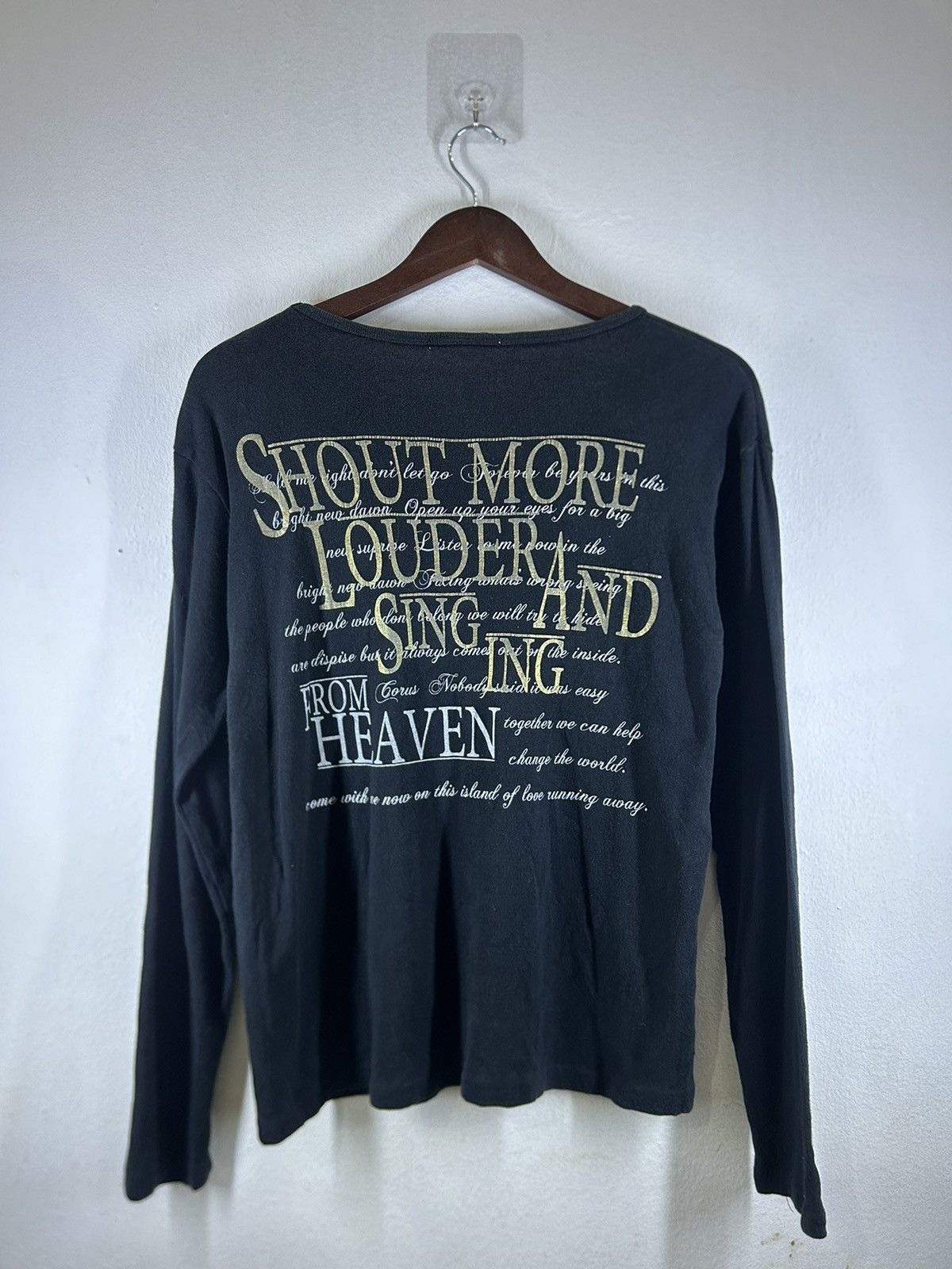 Japanese Brand Vintage 2000s SemanticDesign Poem Hysteric Style Tee Size US L / EU 52-54 / 3 - 2 Thumbnail