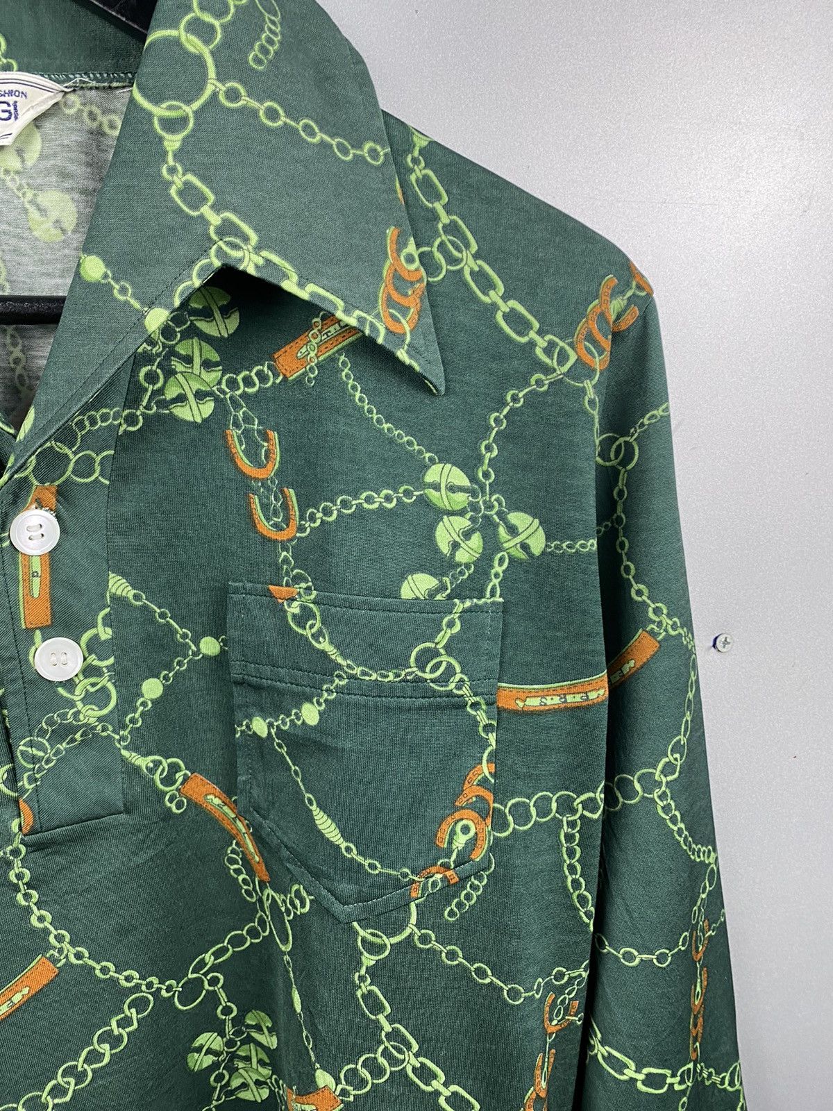 Vintage Vintage Kosugi Japan Chain Print Baroque Inspired Shirt Size US M / EU 48-50 / 2 - 5 Thumbnail