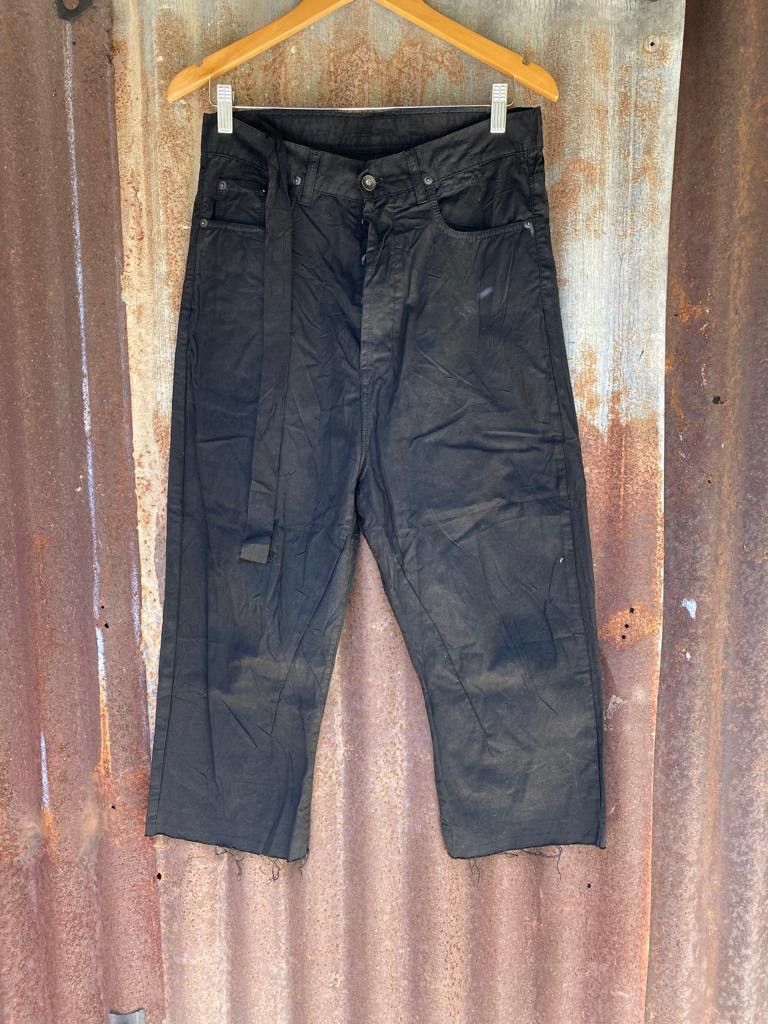 Rick Owens × Rick Owens Drkshdw Rick Owens coated crop pants Size US 29 - 10 Thumbnail