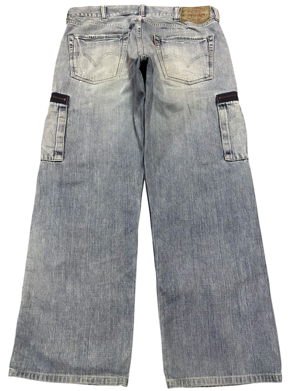 Japanese Brand × Levi's × Levi's Vintage Clothing Y2k Vintage Levi’s 503 Cargo Tactical Baggy Jeans Size US 34 / EU 50 - 2 Thumbnail