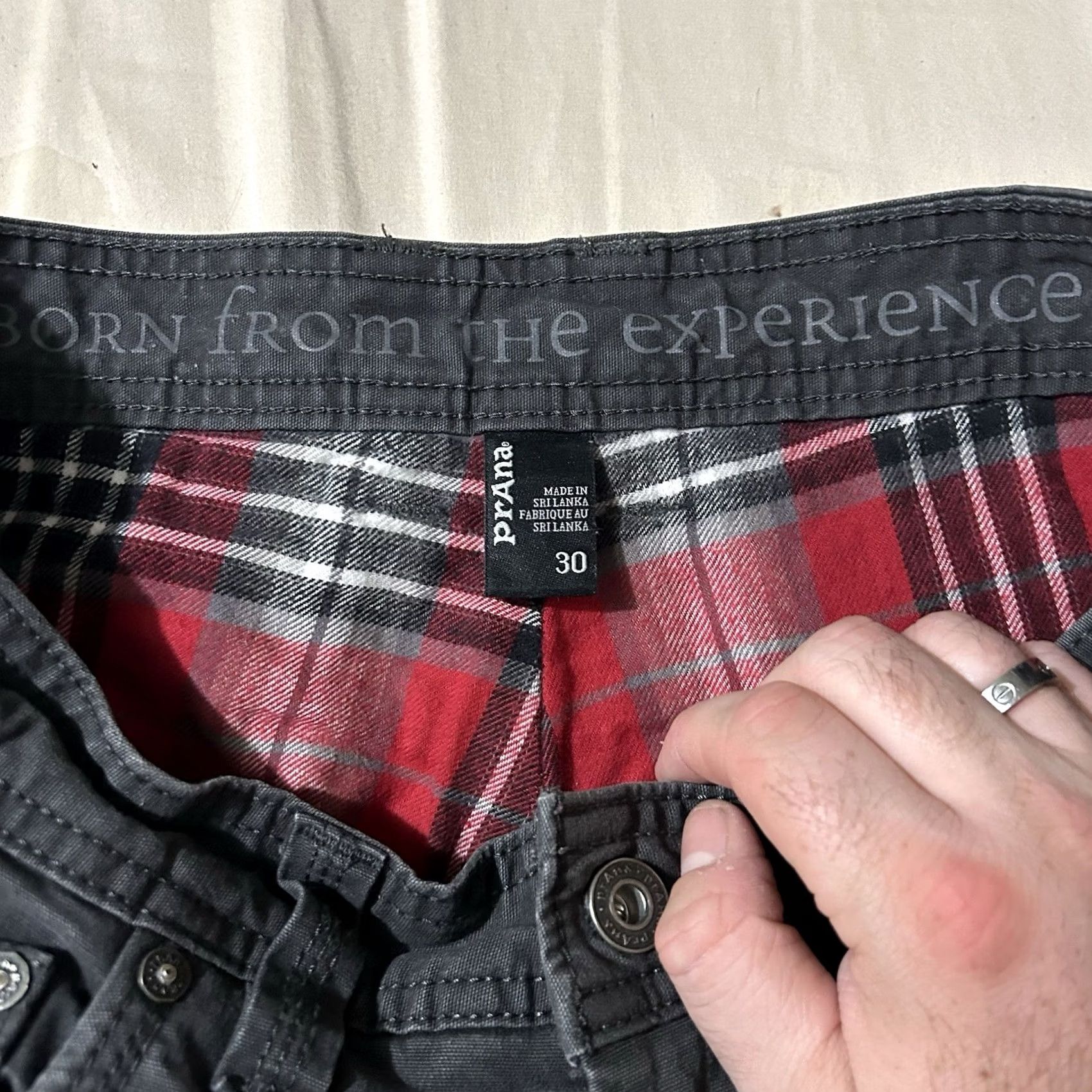 Prana Prana Bronson Flannel Lined Hiking Pants Size 30X30 Gray Men’s Size US 30 / EU 46 - 4 Thumbnail