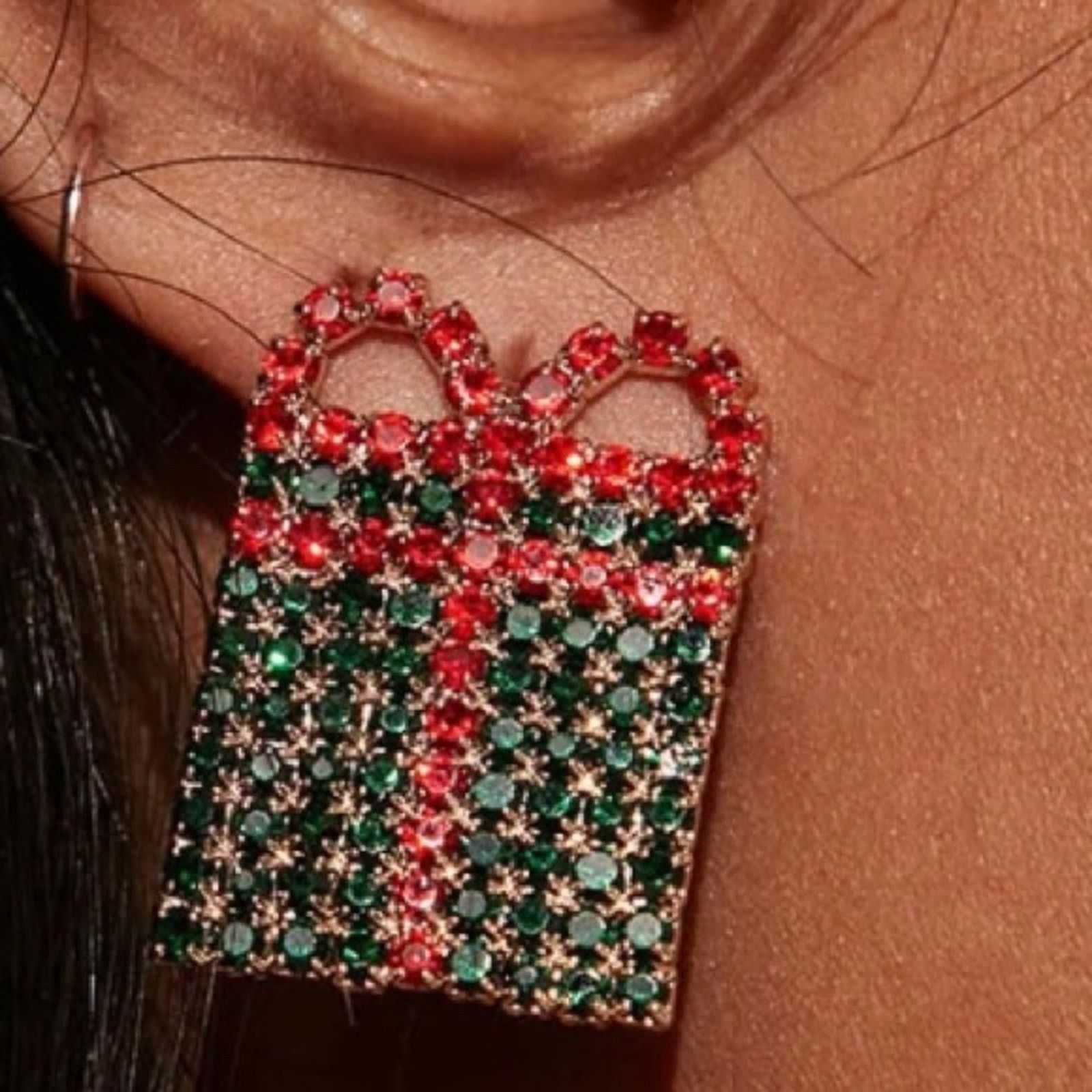 Other FASHION NOVA On The Nice List Stud Earrings NWT Size ONE SIZE - 1 Thumbnail