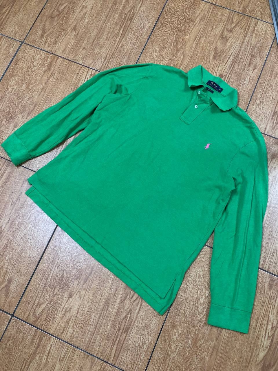 Polo Ralph Lauren Vintage Polo Ralph Lauren Rugby Long Sleeve Polo Size US XL / EU 56 / 4 - 6 Thumbnail