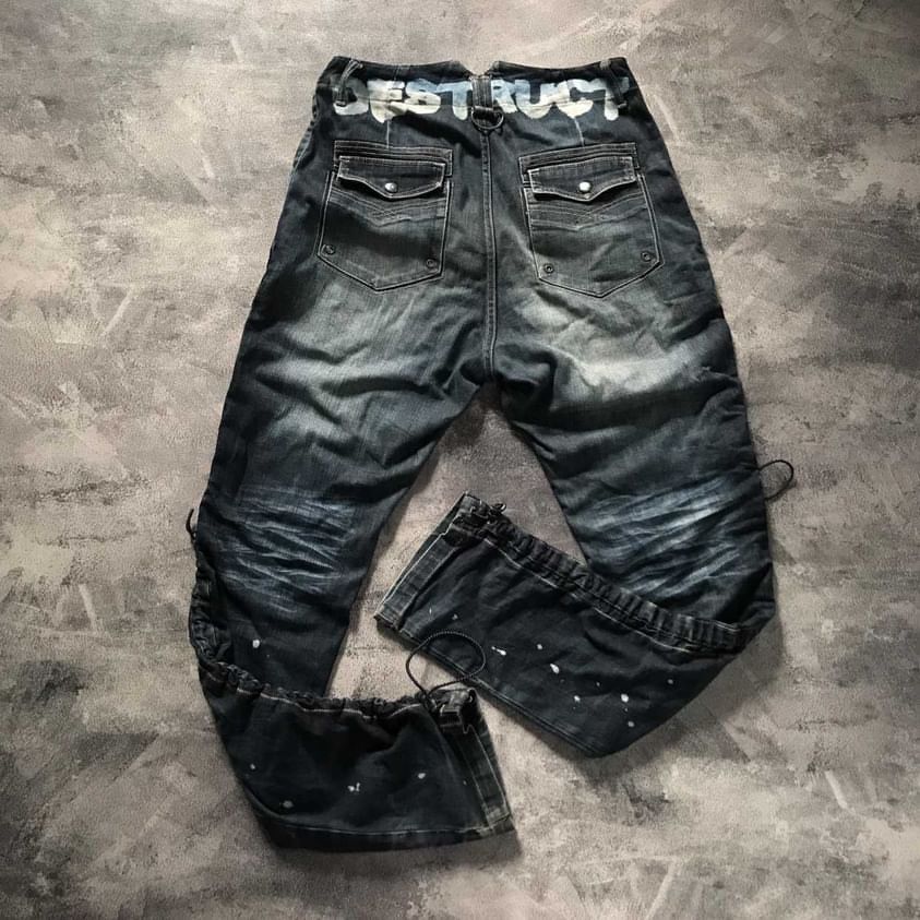 image of Ppfm Jeans Denim Pants Destruct in Mix, Men's (Size 33)