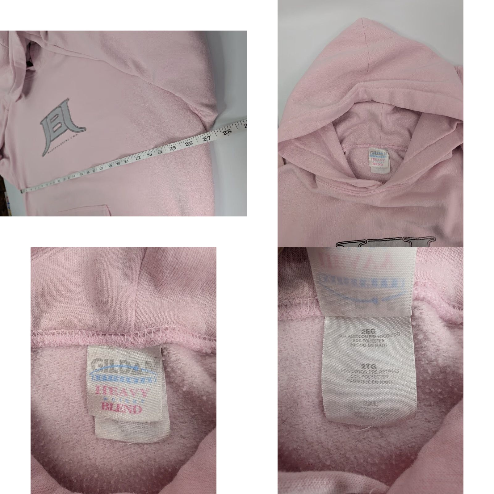 Gildan Jon Bon Jovi Back Stage JBJ 2008 Tour Pink Hoodie Sweatshirt 2XL Men Shirt Photos Size Pink Hanes Gildan Pullover Size US XXL / EU 58 / 5 - 9 Thumbnail