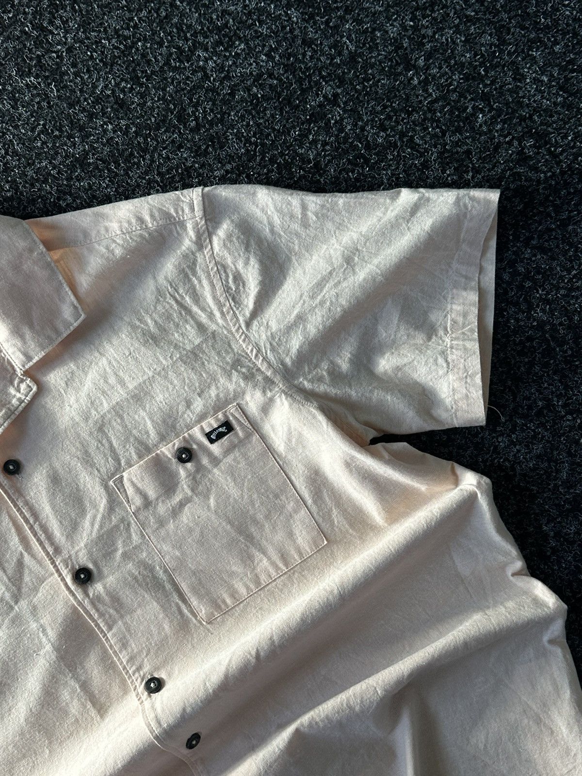 Billabong × Vintage 🚨Vintage 90s Logo BILLABONG peach short sleeve Y2K HAWAII Size US M / EU 48-50 / 2 - 3 Thumbnail