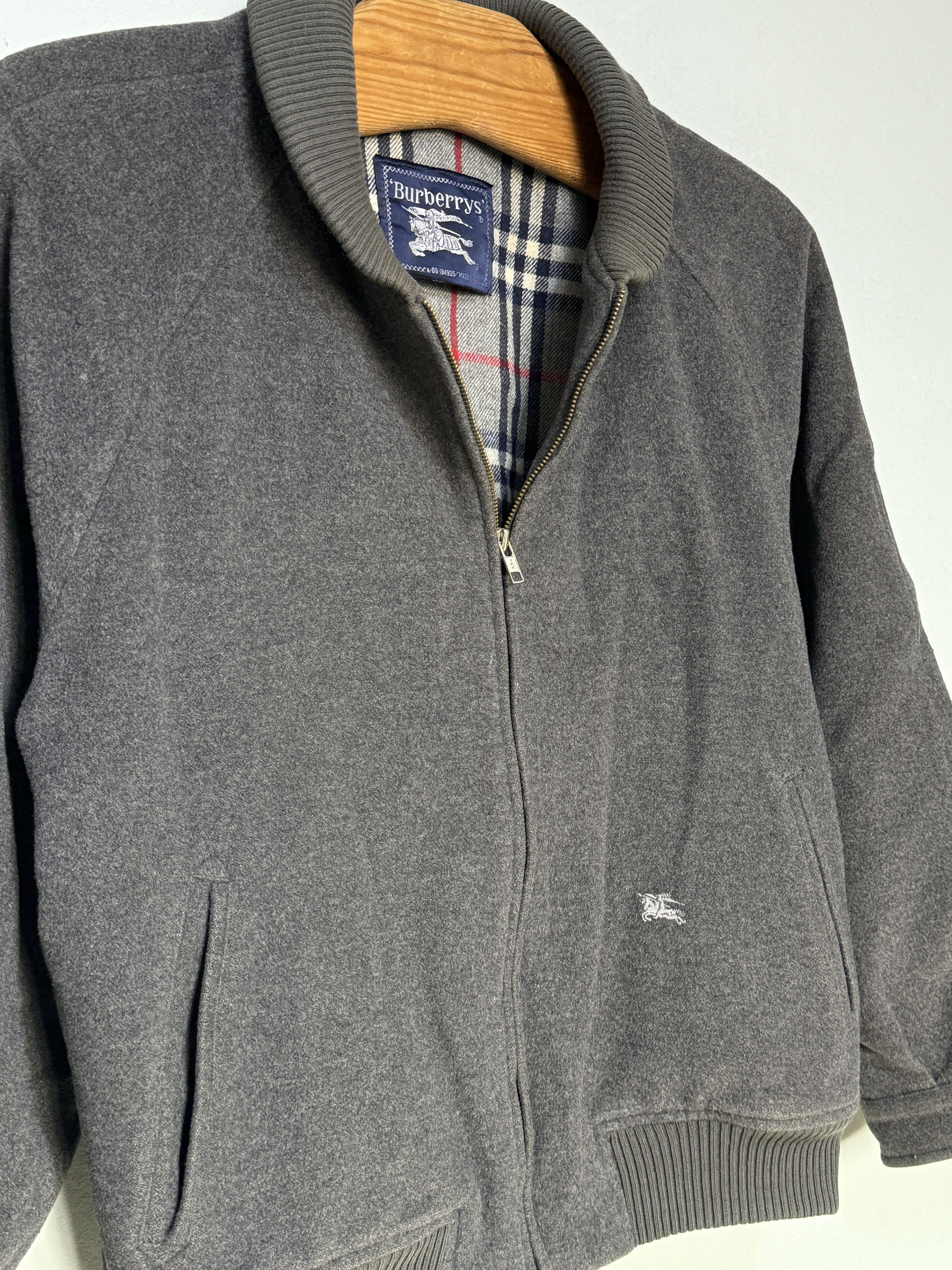 Burberry 🔥 rare 1990´s Burberry vintage wool bomber jacket Size US L / EU 52-54 / 3 - 3 Thumbnail