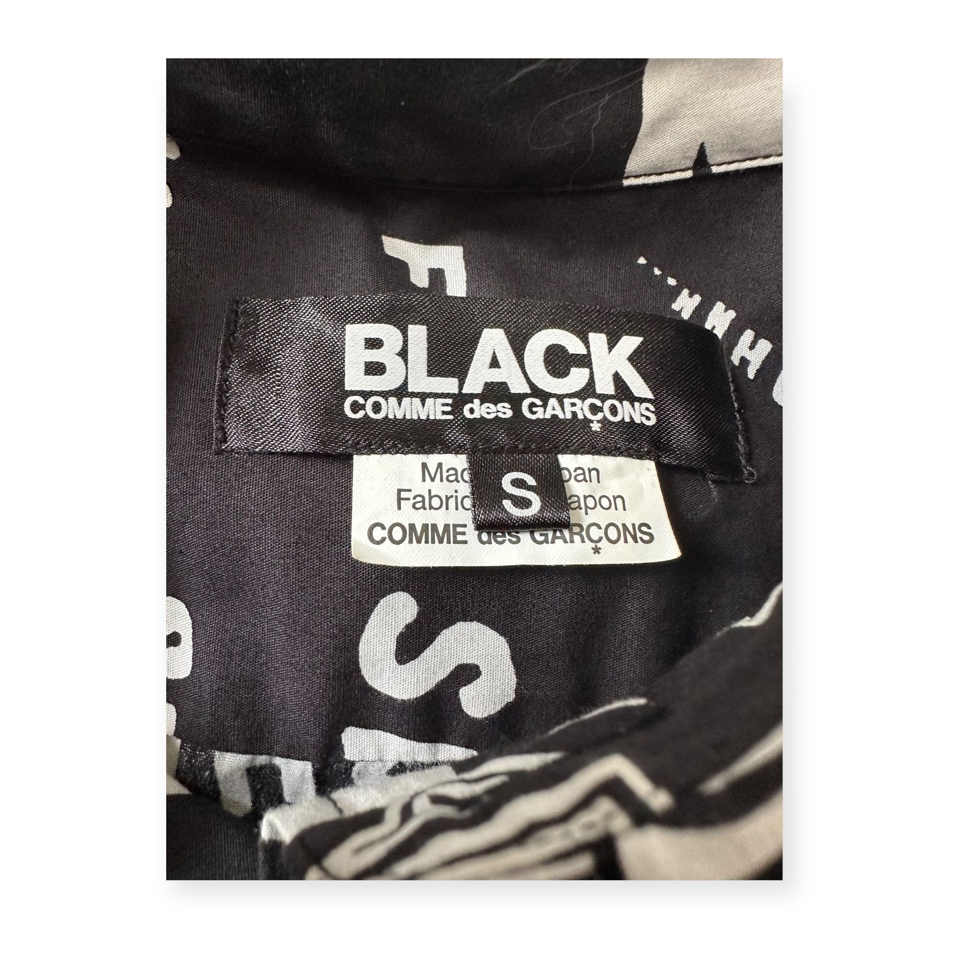 Comme des Garcons Black Black Comme des Garçons Shirt A/W2021 Graphic, Size S Size US S / EU 44-46 / 1 - 3 Thumbnail