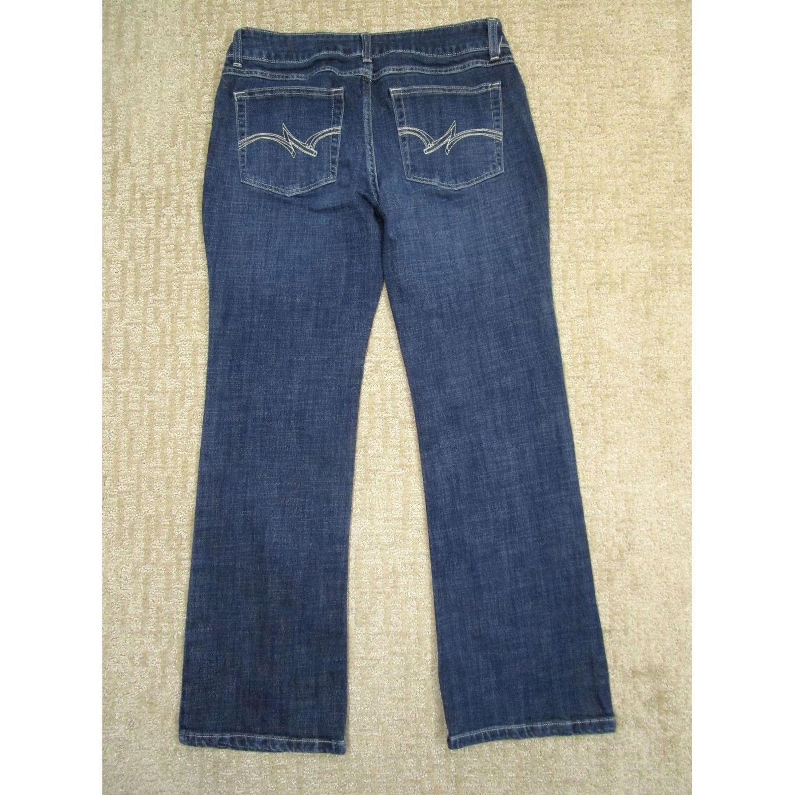 Wrangler Wrangler Jeans Women Bootcut Dark Wash 30 Blue 5-Pocket Denim Regular Waist 28 Inseam Jeans Size 30" / US 8 / IT 44 - 3 Thumbnail