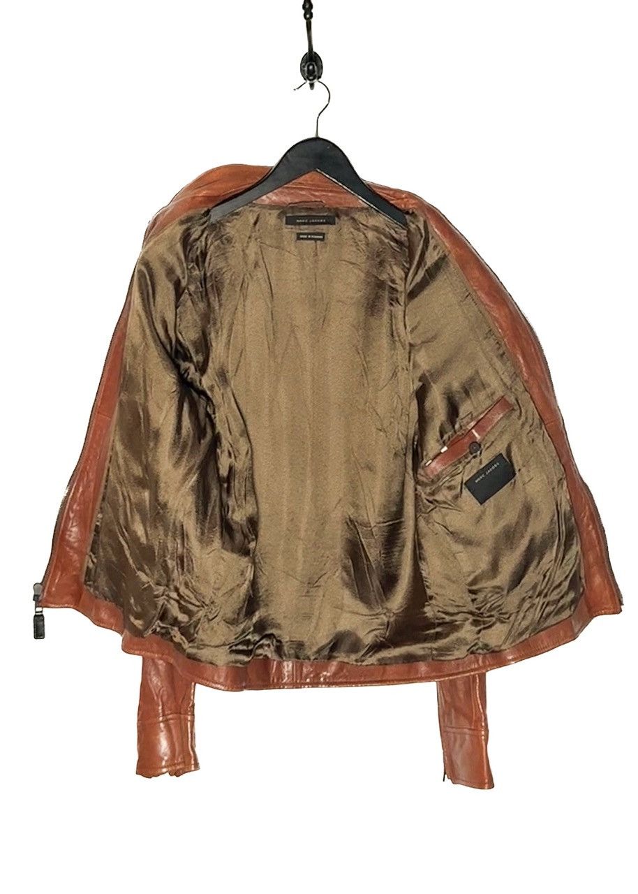 Marc Jacobs Marc Jacobs Cognac Brown Leather Jacket Size US M / EU 48-50 / 2 - 8 Thumbnail