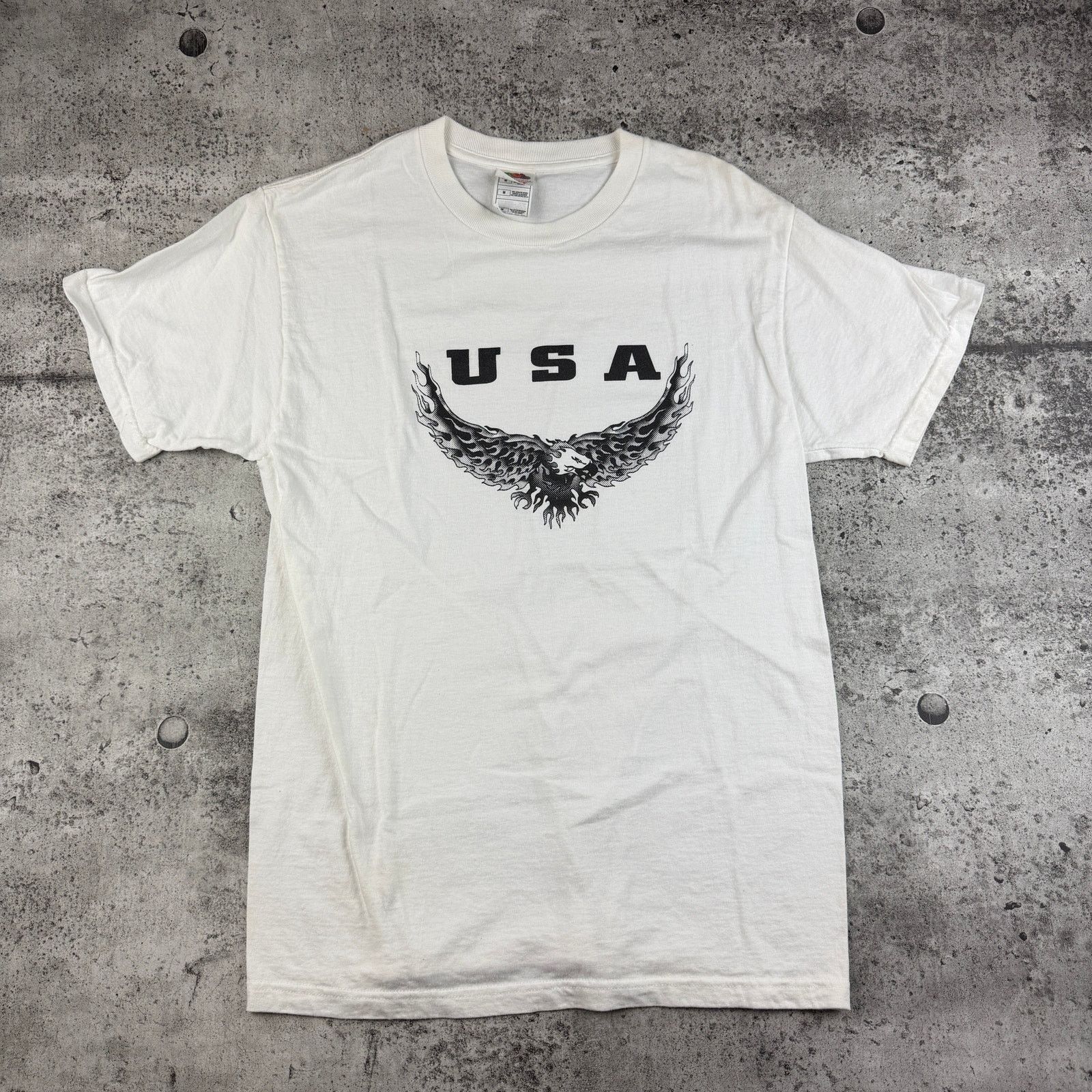 Fruit Of The Loom Y2K USA Bald Eagle Shirt Size Medium Size US M / EU 48-50 / 2 - 1 Thumbnail