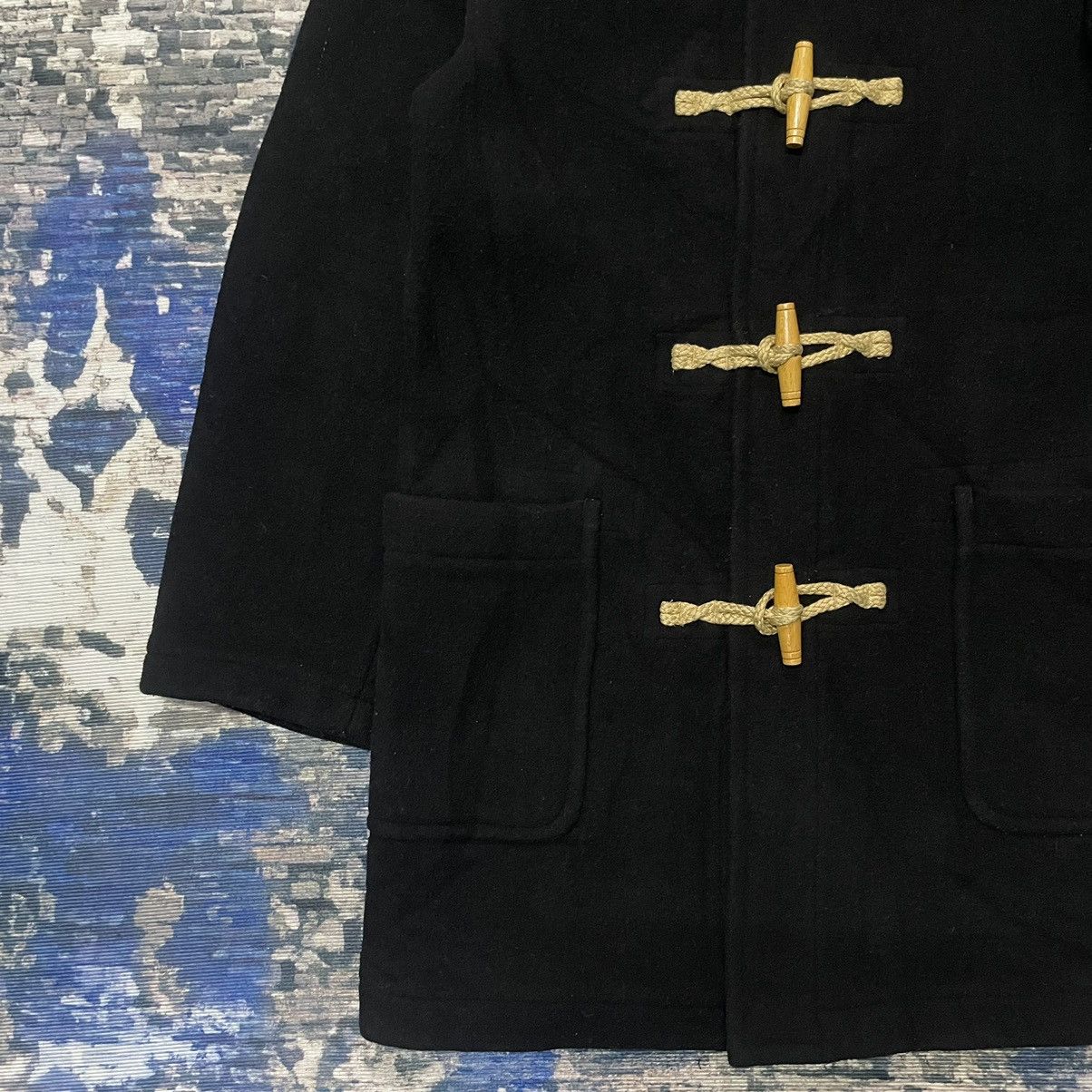 Uniqlo 🇯🇵 Vintage Uniqlo Wool Hooded Duffle Long Coat Button Jacket Size US M / EU 48-50 / 2 - 5 Thumbnail
