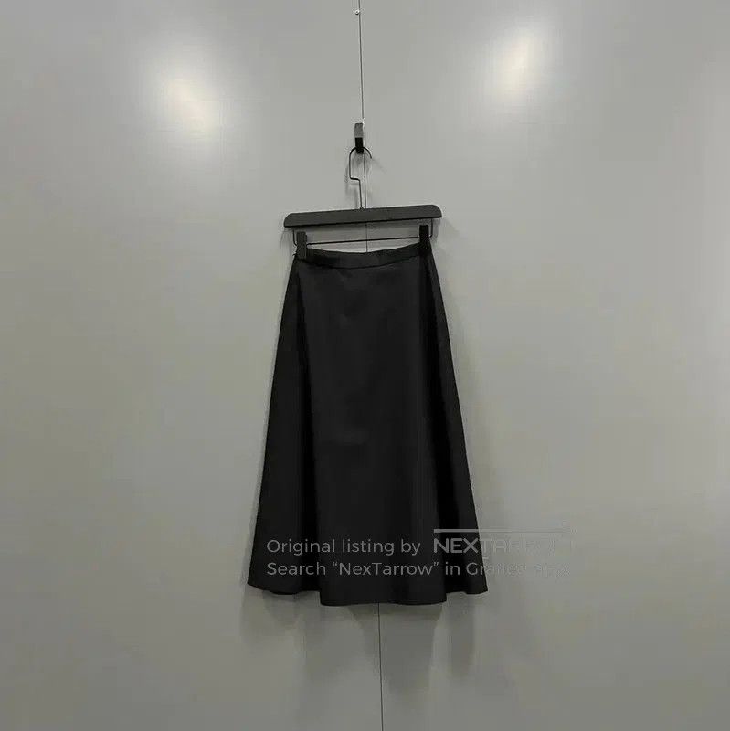 Dior Dior Black Cotton Midi Skirt for Women . Size 28" / US 6 / IT 42 - 2 Thumbnail