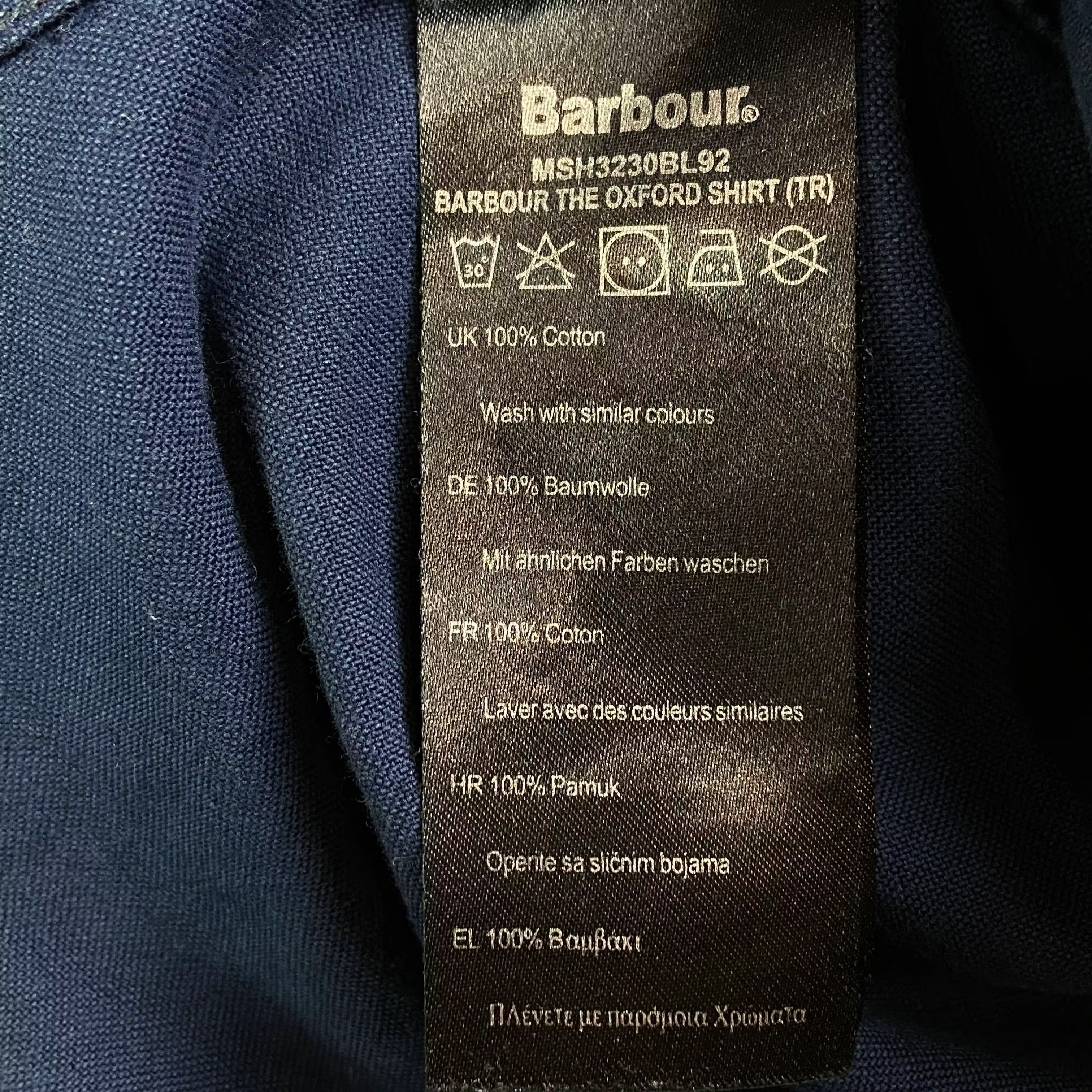 Barbour Mens Shirt Long Sleeve Barbour Size L Size US L / EU 52-54 / 3 - 5 Thumbnail