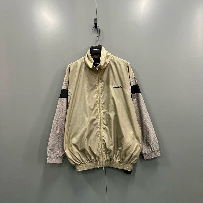 Balenciaga Plaid Patchwork Duster Coat