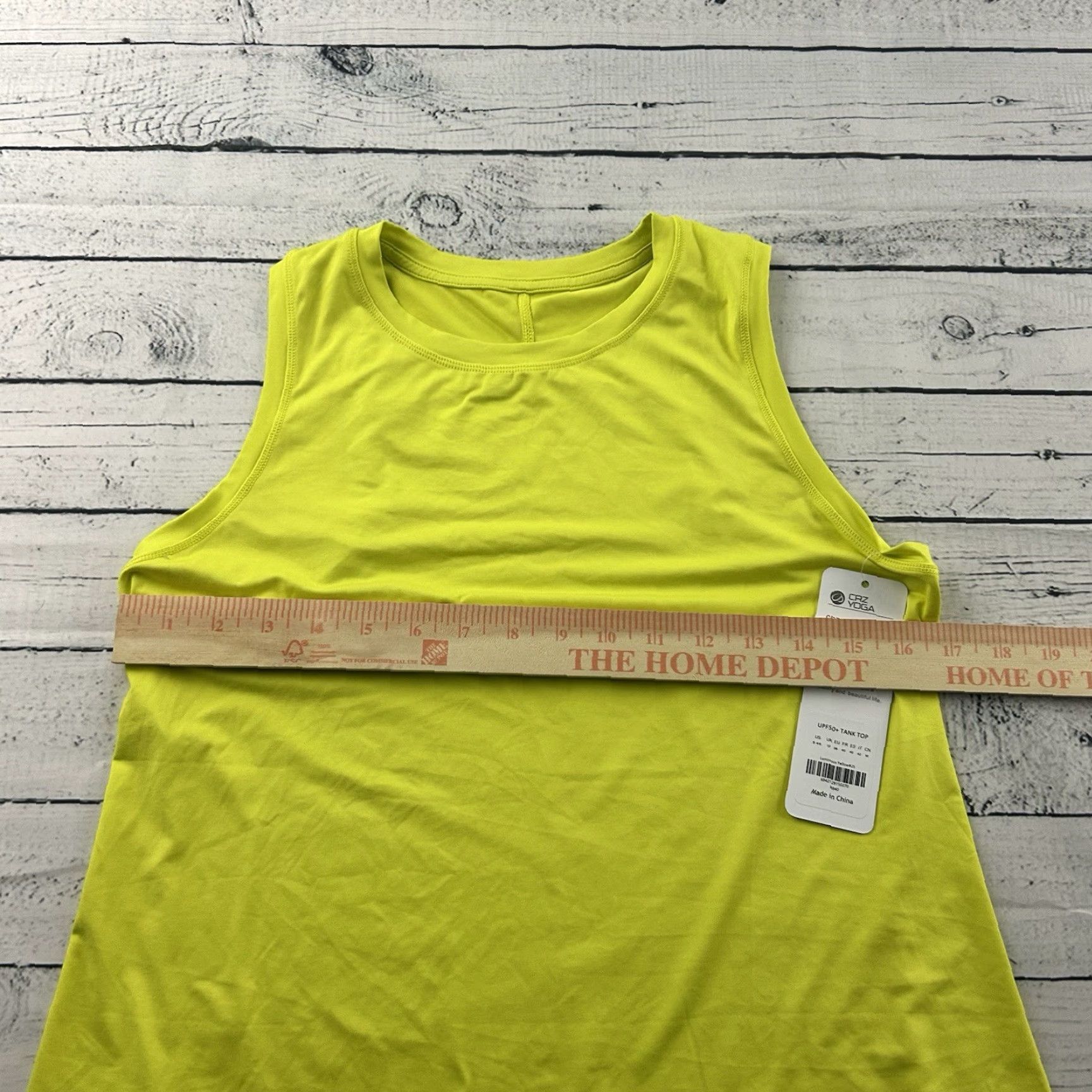 Vintage CRZ Yoga Tank Top Womens Small S Yellow UPF 50+ Yoga Activewear Shirt 4/6 Size S / US 4 / IT 40 - 4 Thumbnail