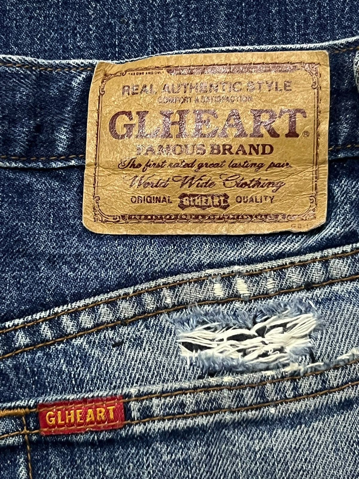Japanese Brand Vintage GLHEART Japanese Denim Jeans - Made in Japan Size US 31 - 11 Thumbnail