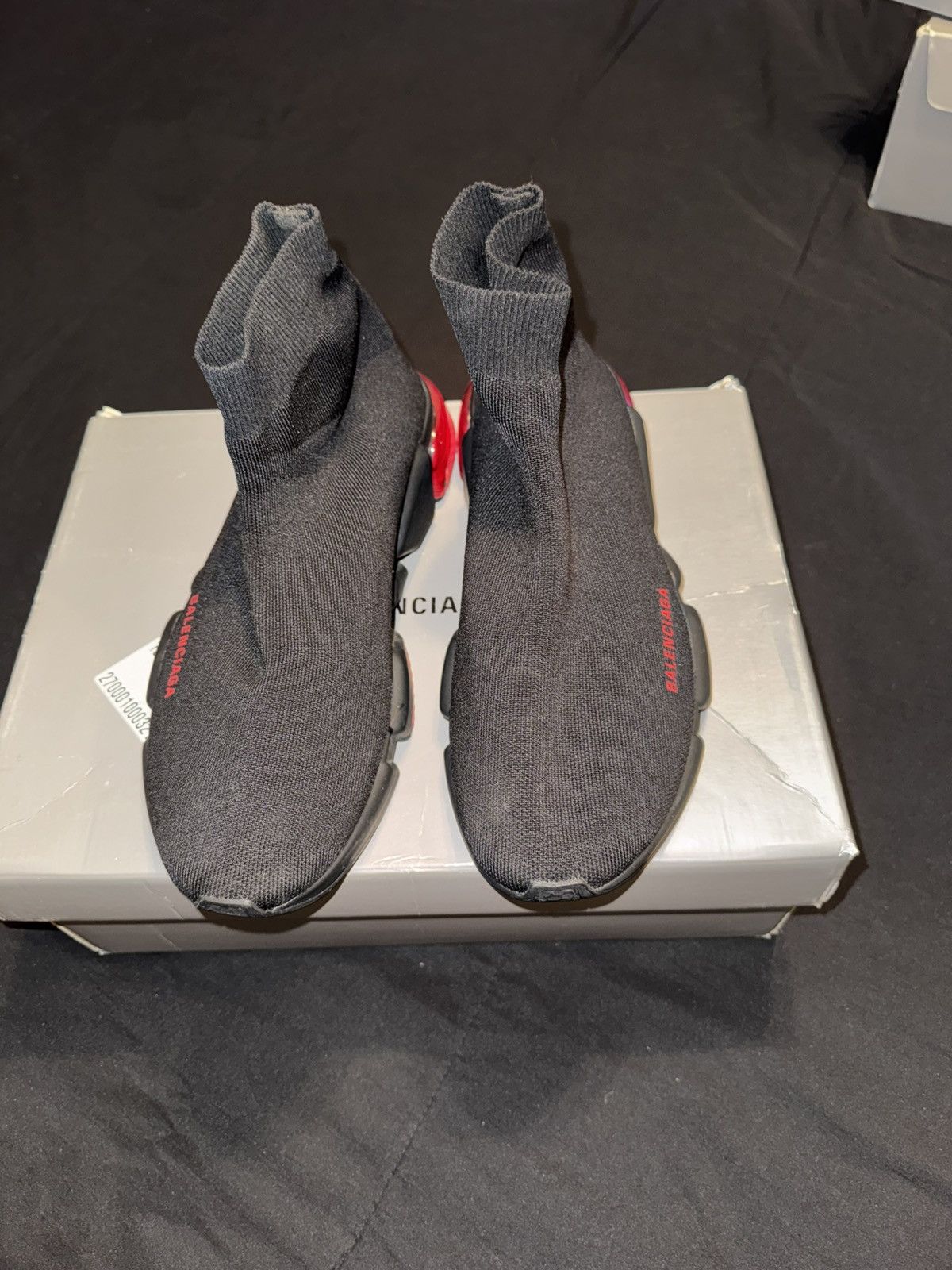 Balenciago Speed Clearsole Red
