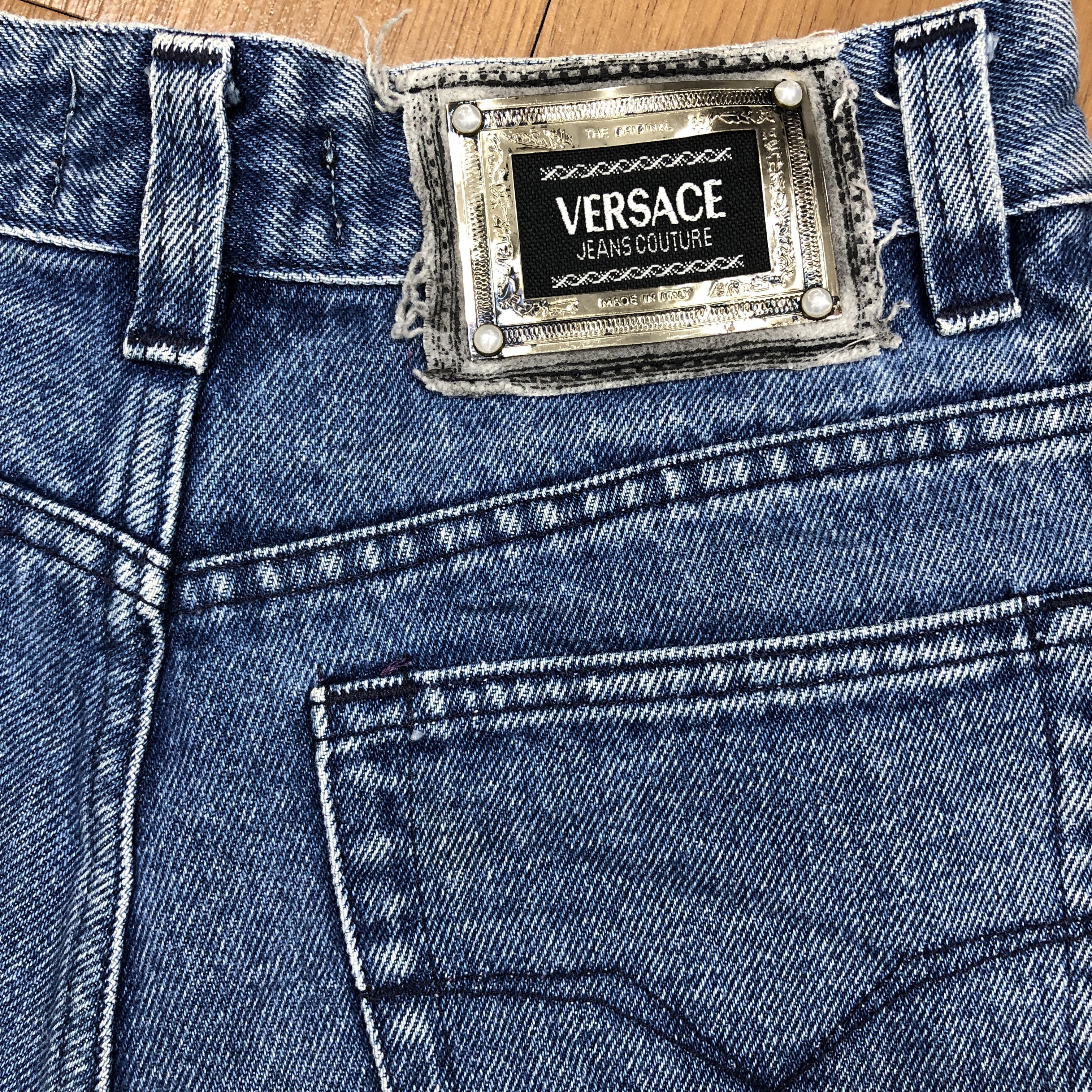 Versace × Vintage Versace Taperred Jeans 26 x 27 L1306W Size 26" / US 2 / IT 38 - 8 Thumbnail