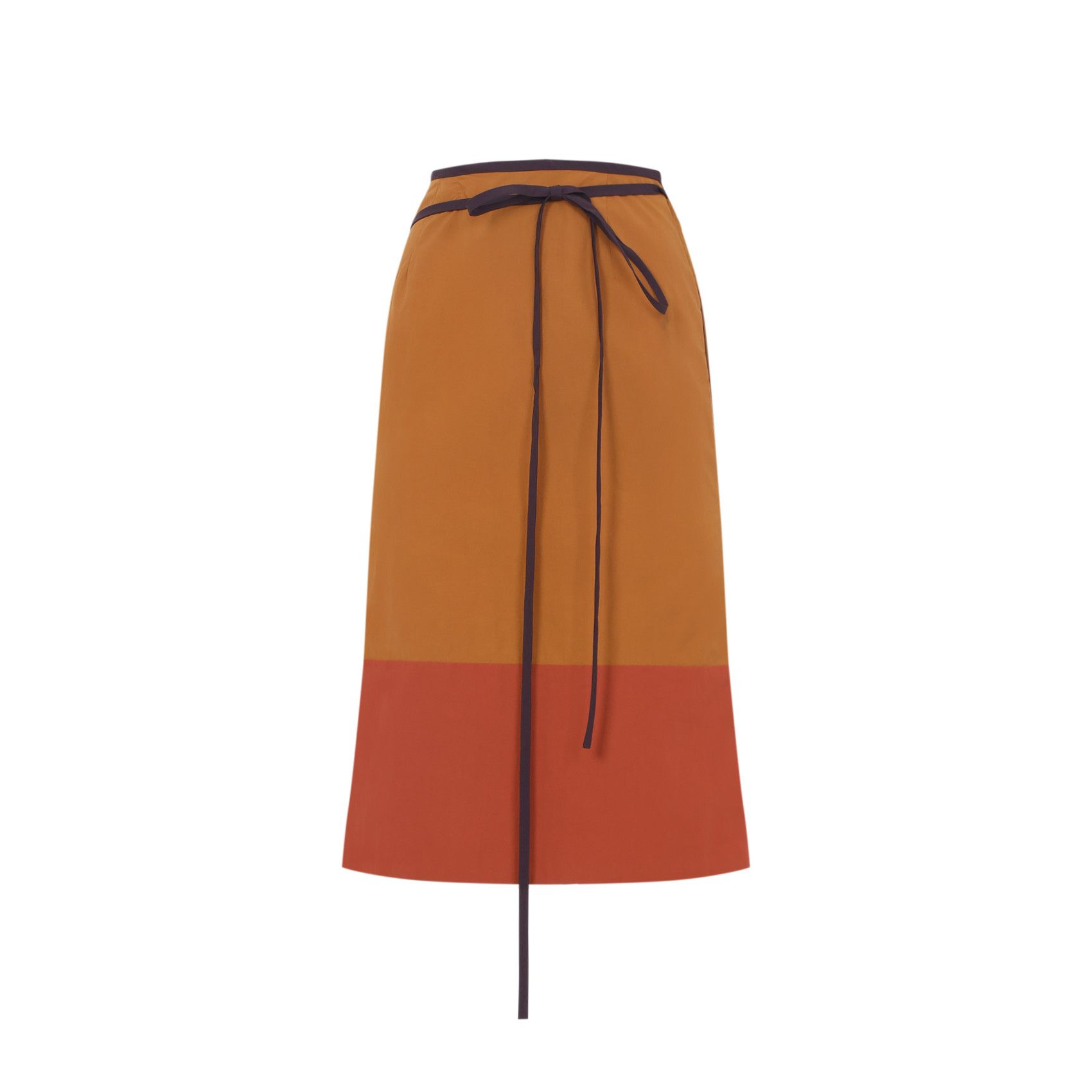 Saint Laurent Paris Saint Laurent Nylon Midi Skirt Size 28" / US 6 / IT 42 - 1 Thumbnail