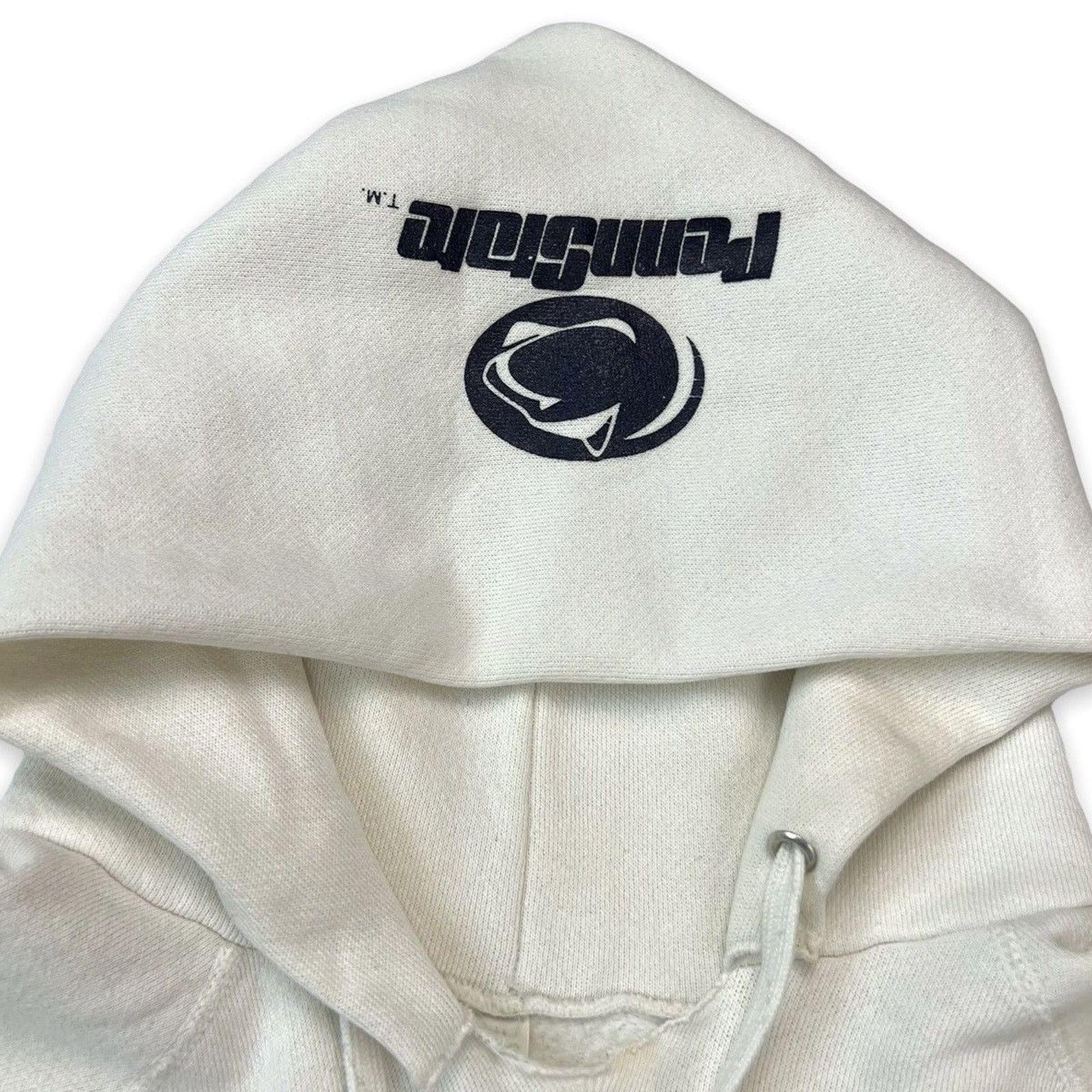 NCAA × Vintage Vintage 90s Penn State University Hoodie USA Thrash Pullover Size US S / EU 44-46 / 1 - 3 Thumbnail
