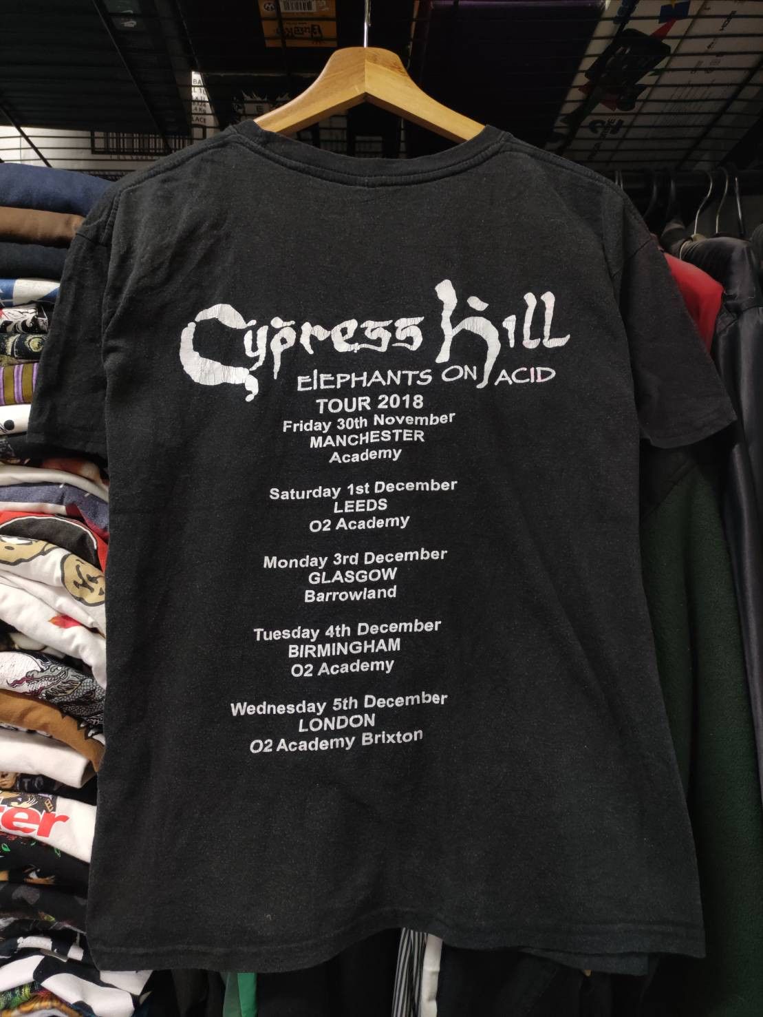 Band Tees Cypress Hill " Elephants on Acid " Album Promo Tour T-Shirt Size US M / EU 48-50 / 2 - 9 Thumbnail