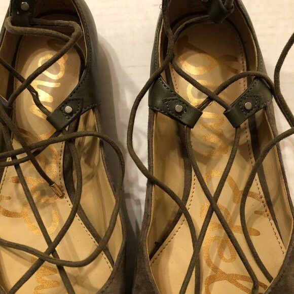 Sam Edelman SAM EDELMAN WOMEN'S GREEN LEATHER SHOES SIZE: 10 Size US 10 / IT 40 - 2 Thumbnail