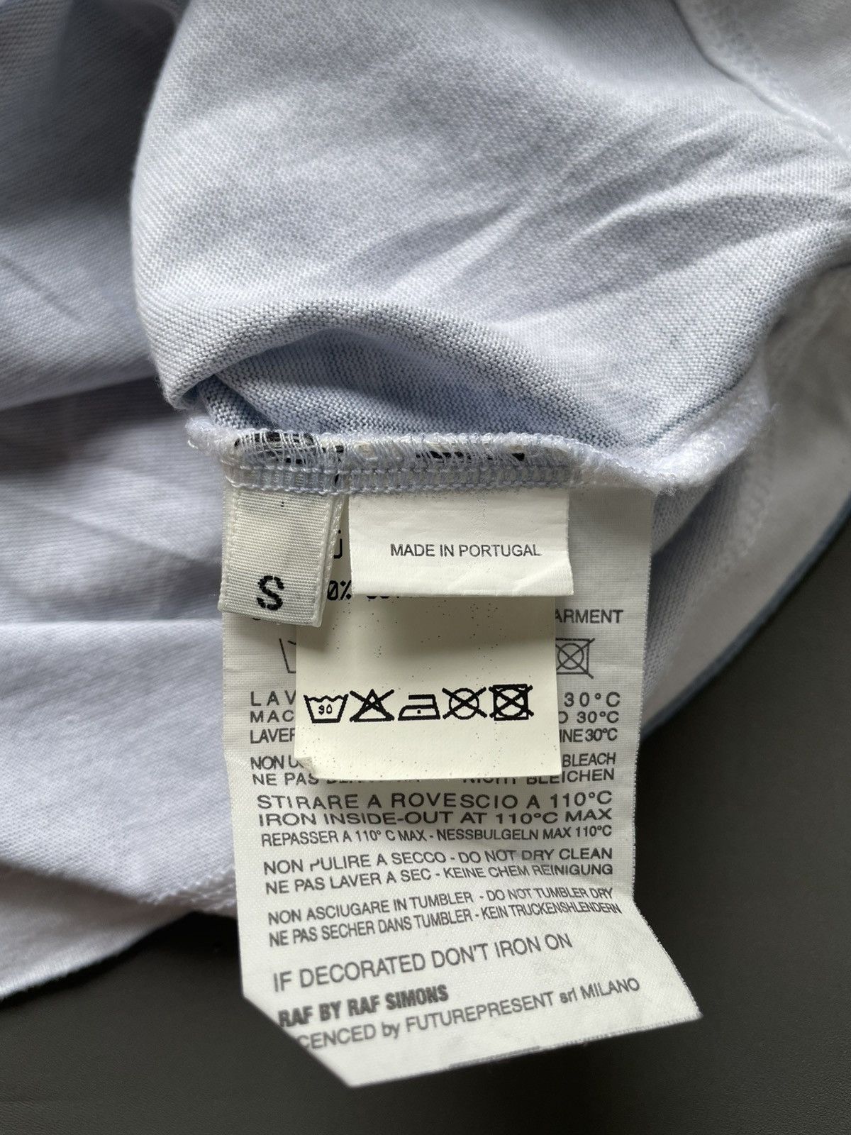 Raf by Raf Simons Raf By Raf Simons Trompe Loeil Tees Size US S / EU 44-46 / 1 - 12 Thumbnail
