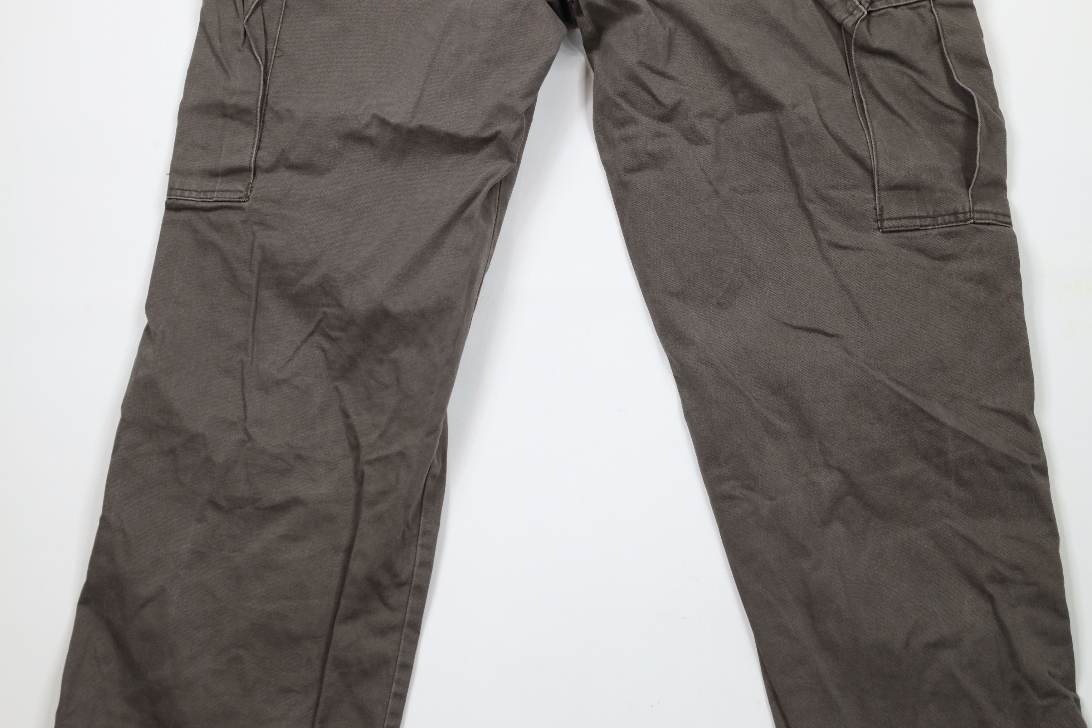 Chaps × Vintage Vintage Y2K Chaps Baggy Wide Leg Cargo Pants Gray Cotton Size US 36 / EU 52 - 12 Thumbnail