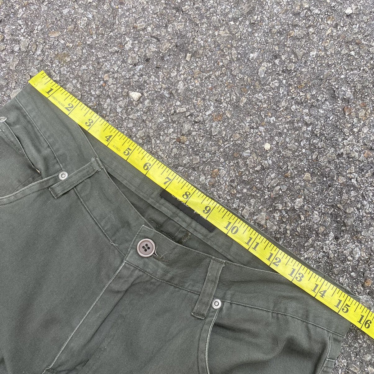 Hysteric Glamour × Japanese Brand Cargo Double Knee Bondage Pants Multi Pocket Grunge Punk Size US 30 / EU 46 - 8 Thumbnail