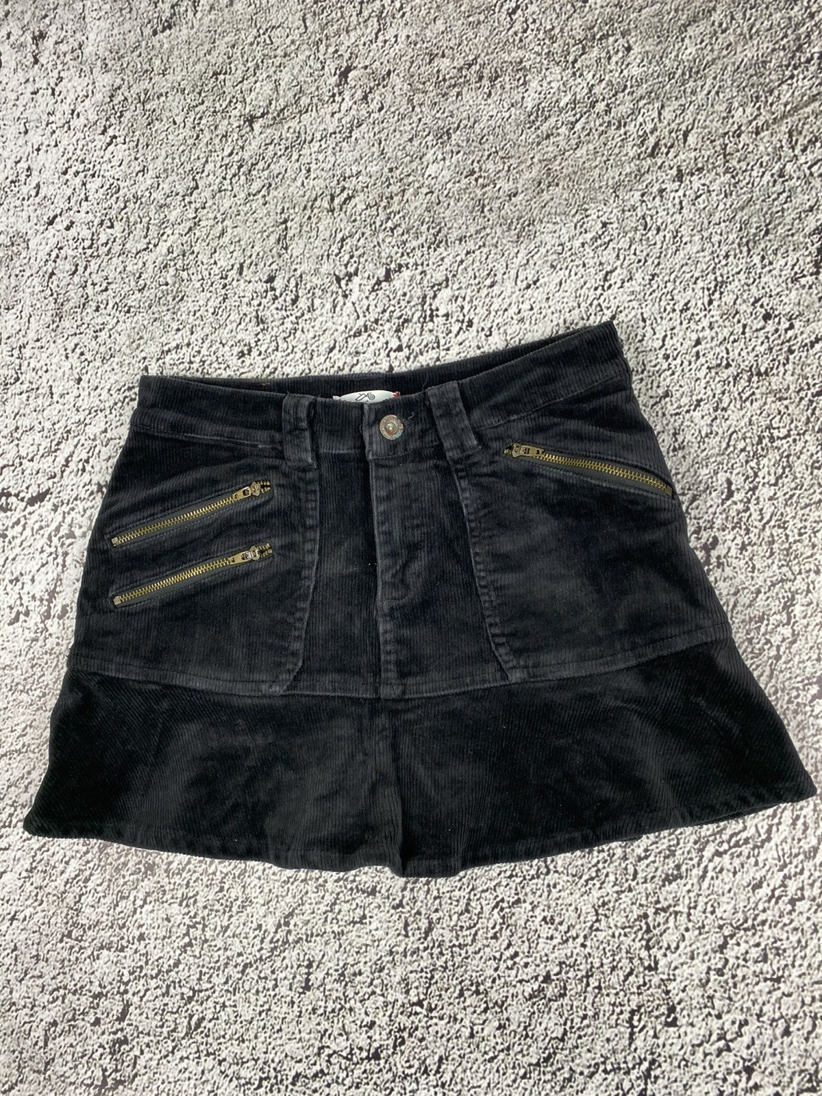 Vintage Vintage Y2K flared corduroy mini skirt 00s juicy style 26 Size 26" / US 2 / IT 38 - 2 Thumbnail