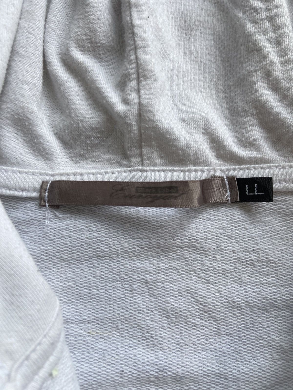 Japanese Brand Euroyal Black Label "Refined Square" Poems Zip Hoodie Size US L / EU 52-54 / 3 - 6 Thumbnail