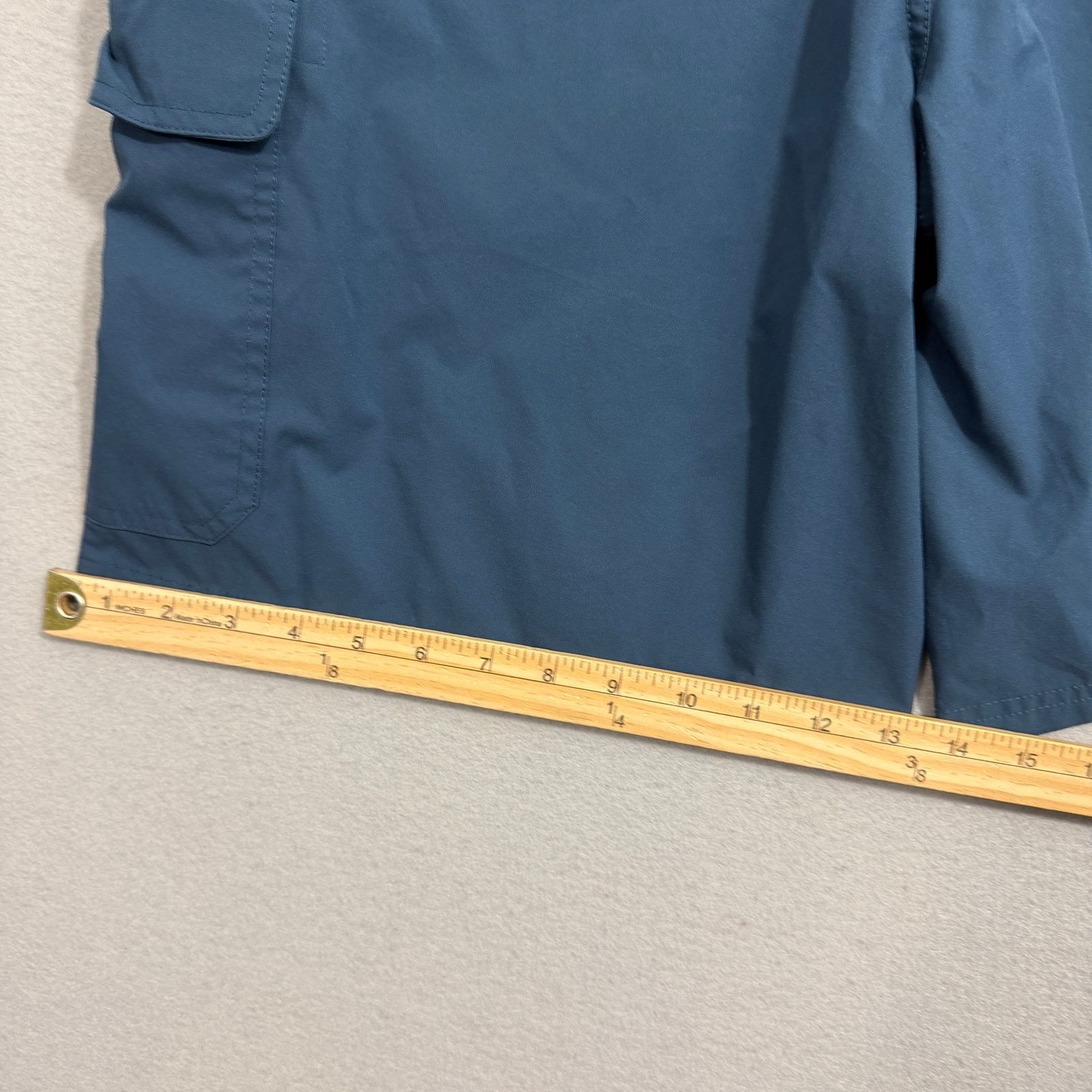 Orvis Orvis Tech Cargo Shorts Men's 34 Blue 9" Inseam Flat Front Size US 34 / EU 50 - 10 Thumbnail