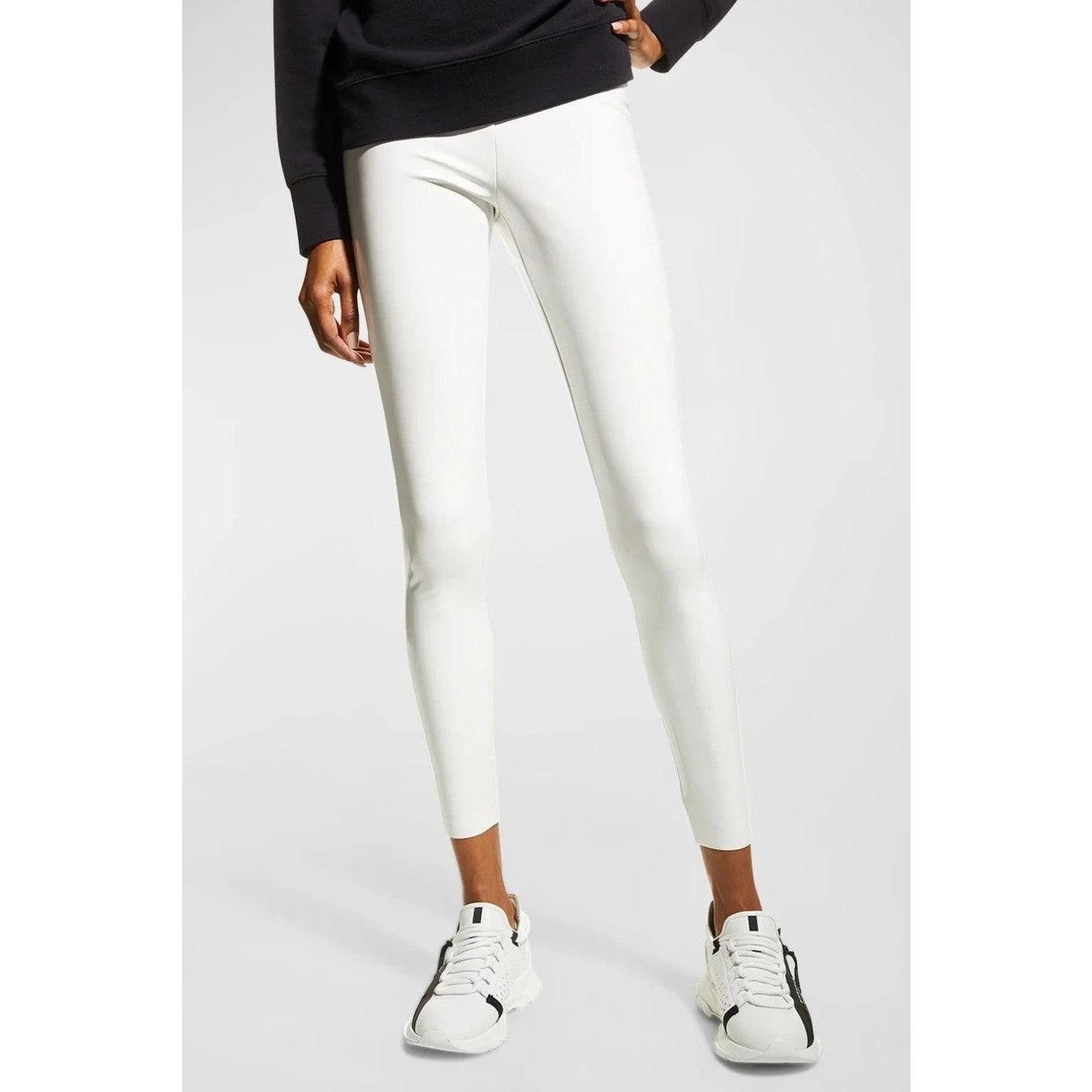 Commando New Commando SZ S White Faux Leather High Rise Skinny Pants Size 27" / US 4 / IT 40 - 1 Thumbnail